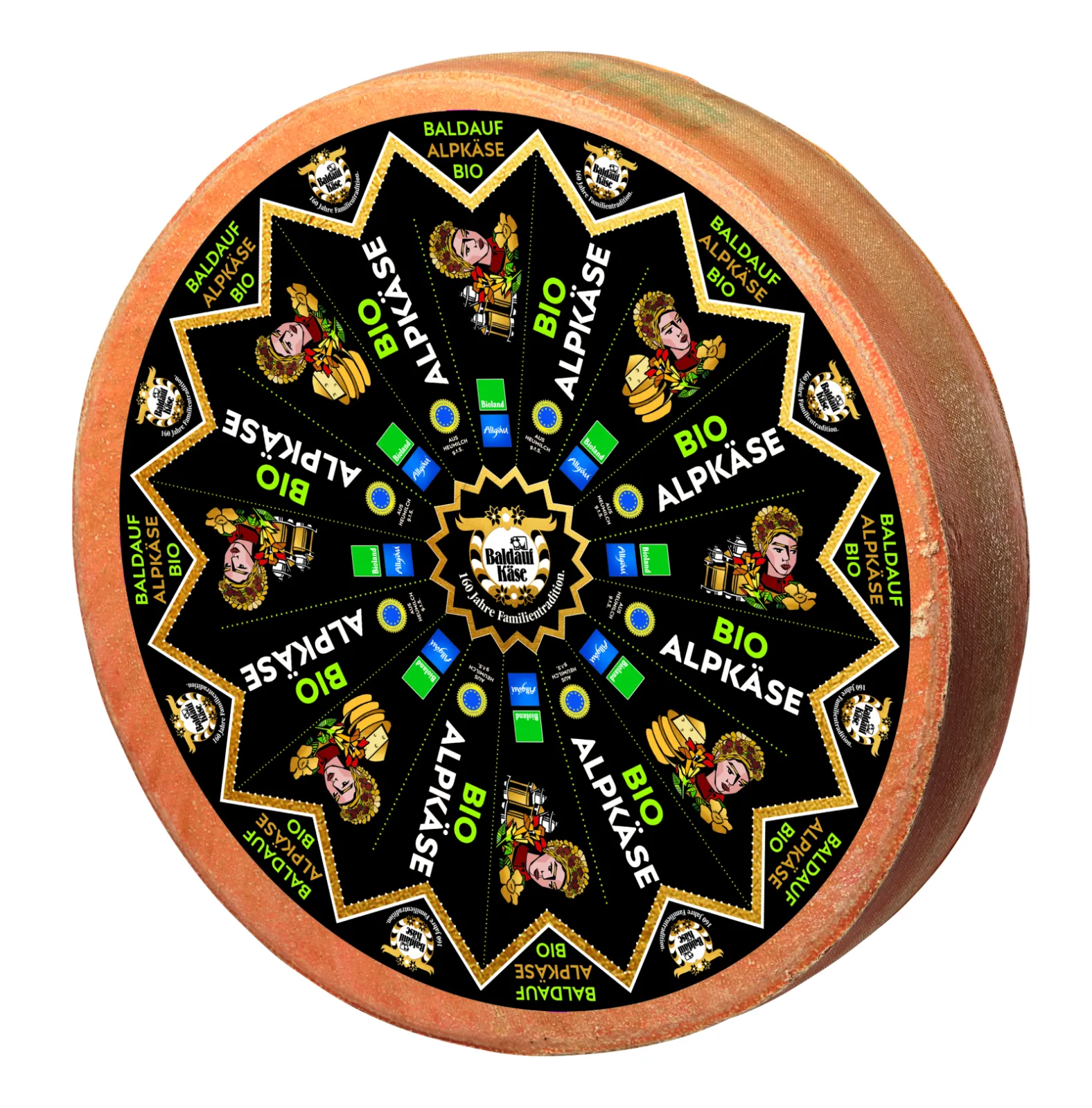 Baldauf Organic Alpine Cheese – a premium raw milk cheese made from certified hay milk (PGI).