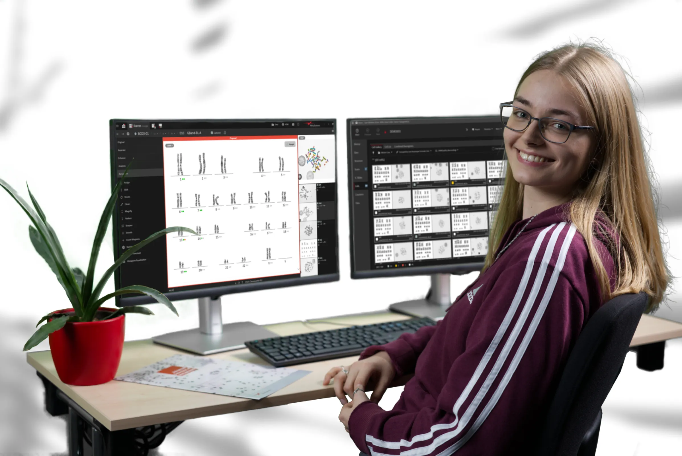 Ikaros 7 is our advanced cytogenetic imaging software, powered by artificial intelligence (Deep Neural Networks; DNN) to accelerate laboratory workflows.