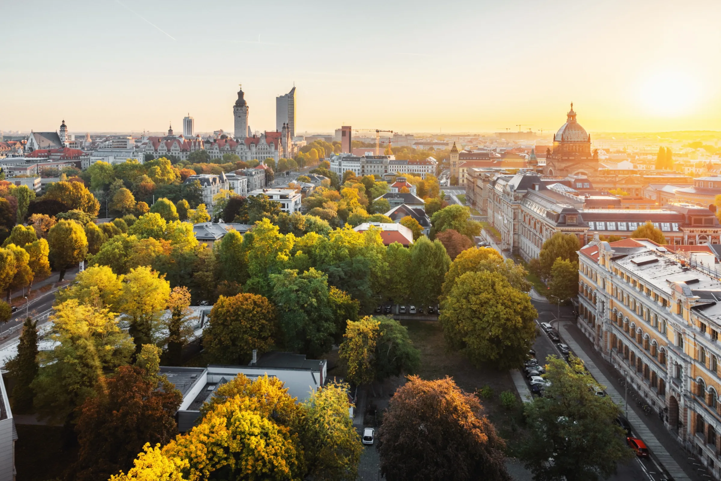 Leipzig Panorama - Leipzig is beautiful and amazing. Anyone who comes here is infected by that incomparable Leipzig feeling of renewal and freedom. © Philipp Kirschner