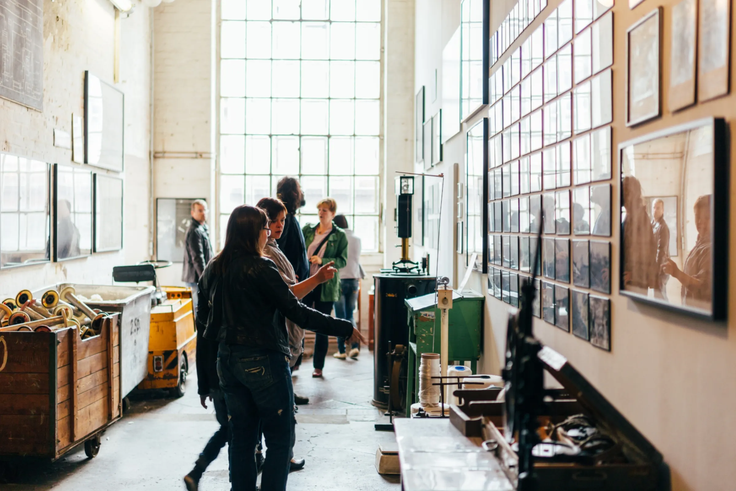 Spinnerei - Leipzig has a young and diverse scene. One of the most interesting locations for exhibiting contemporary art and culture ist the building of the old cotton spinning mill. © Philipp Kirschner