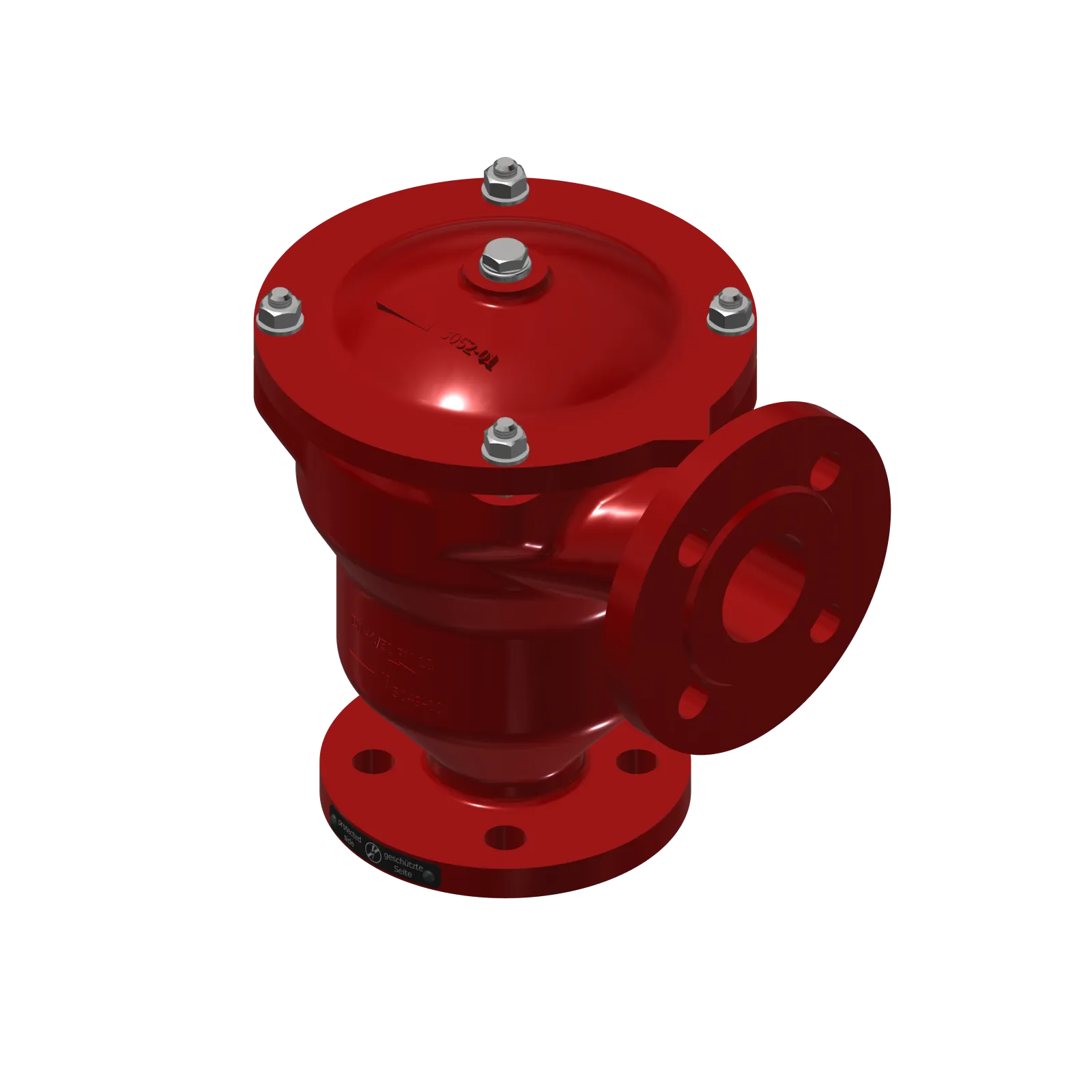 KITO® FDN-Det4 - Uni-directional in-line detonation flame arrester, short-time burning proof