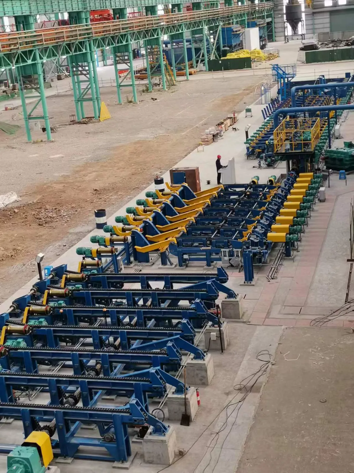 finishing line equipment for bar, tube, profile