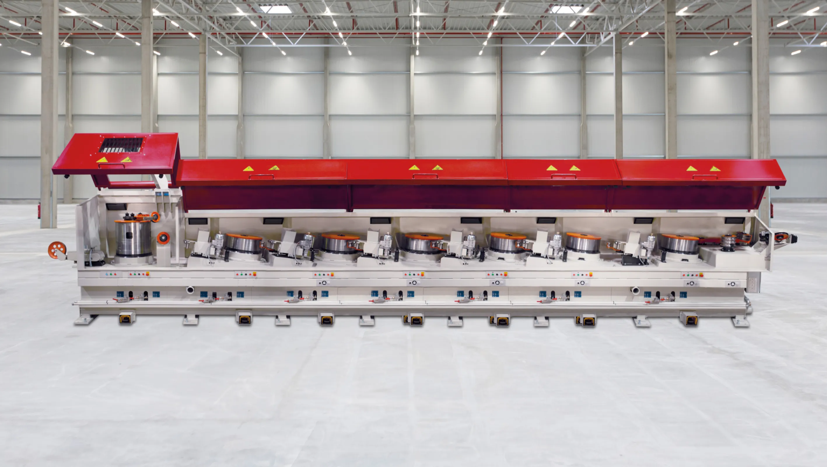 Dry wire drawing machine
