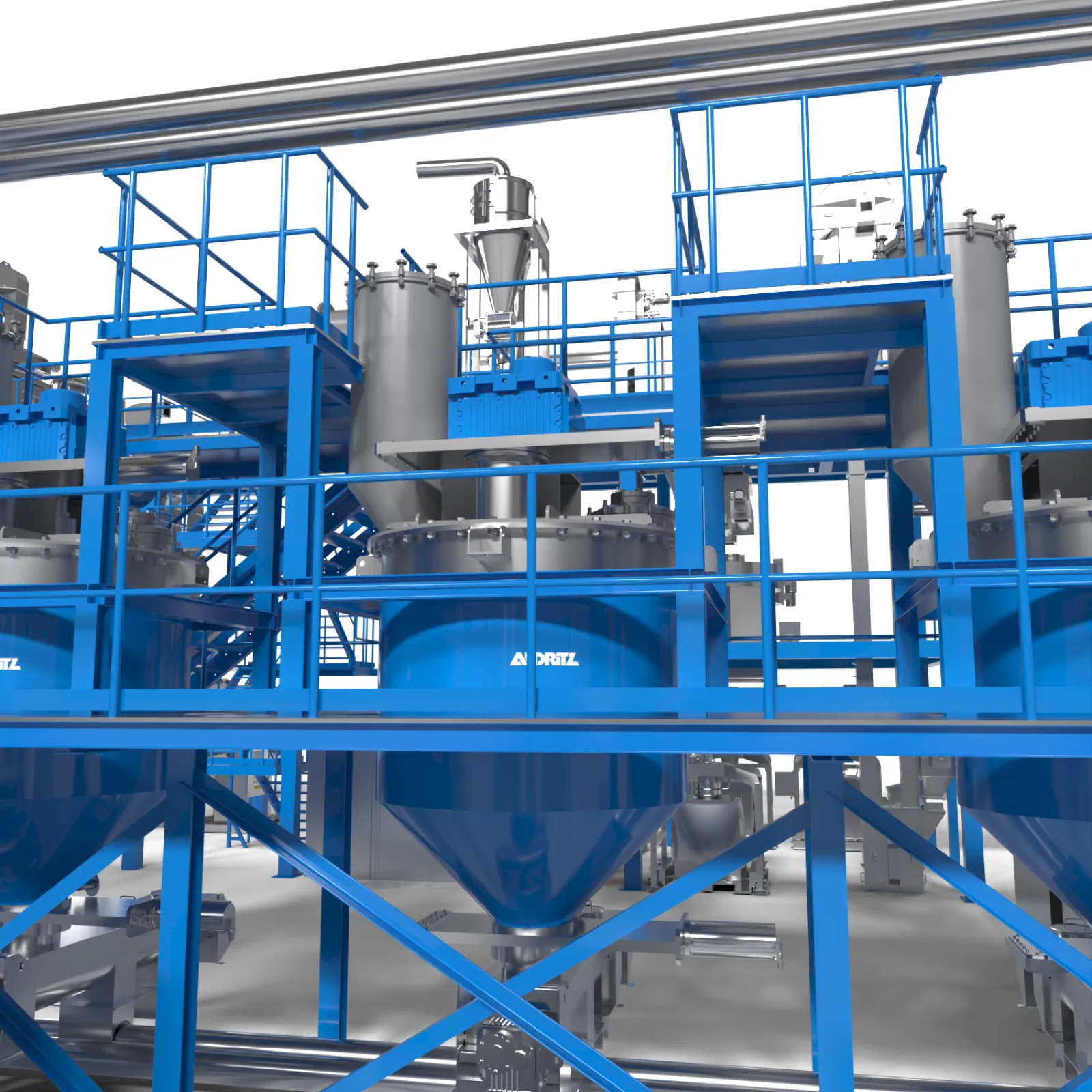 ANDRITZ helix dryer GHD LIB for battery recycling