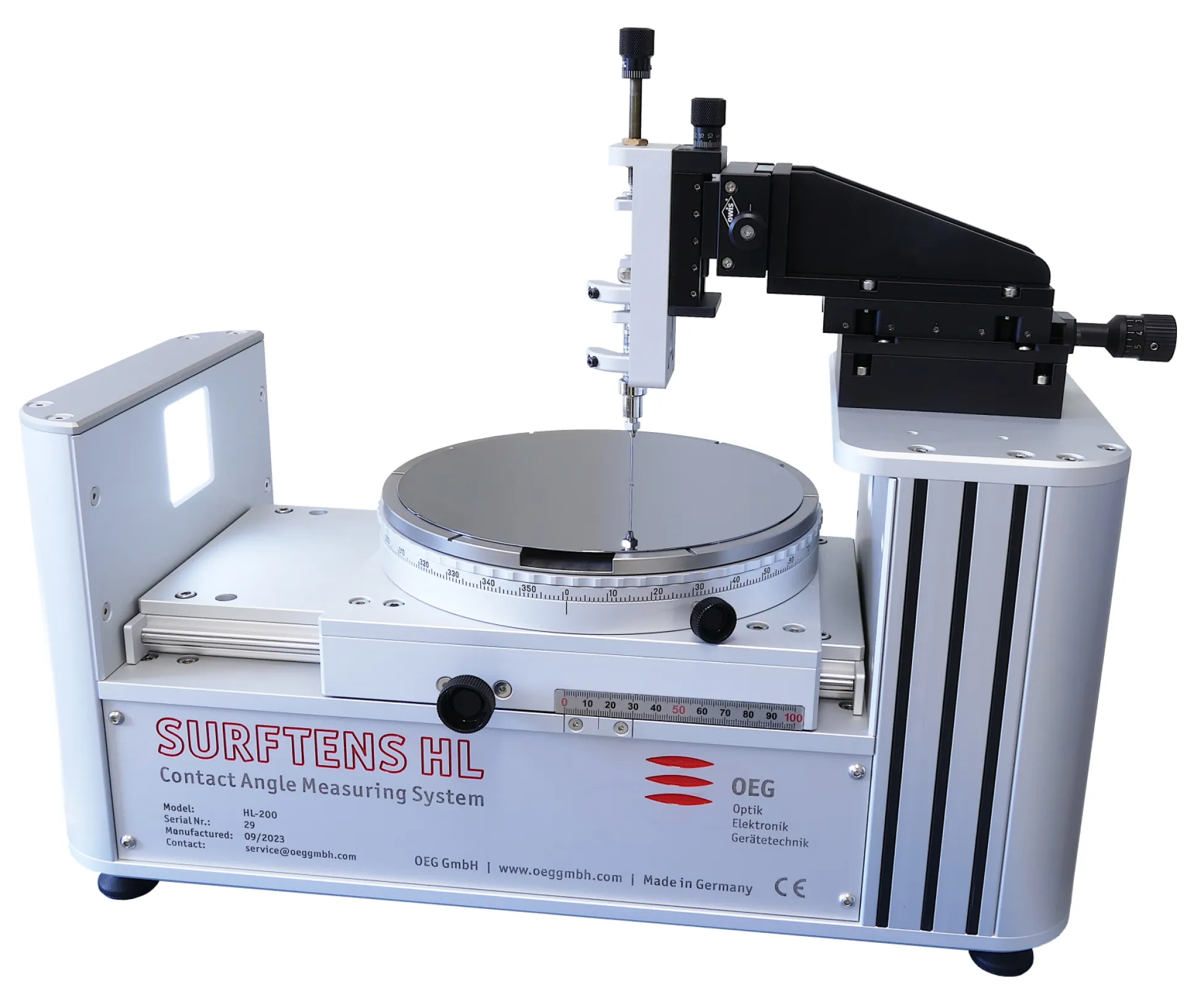 SURFTENS HL 200 manual contact angle goniometer