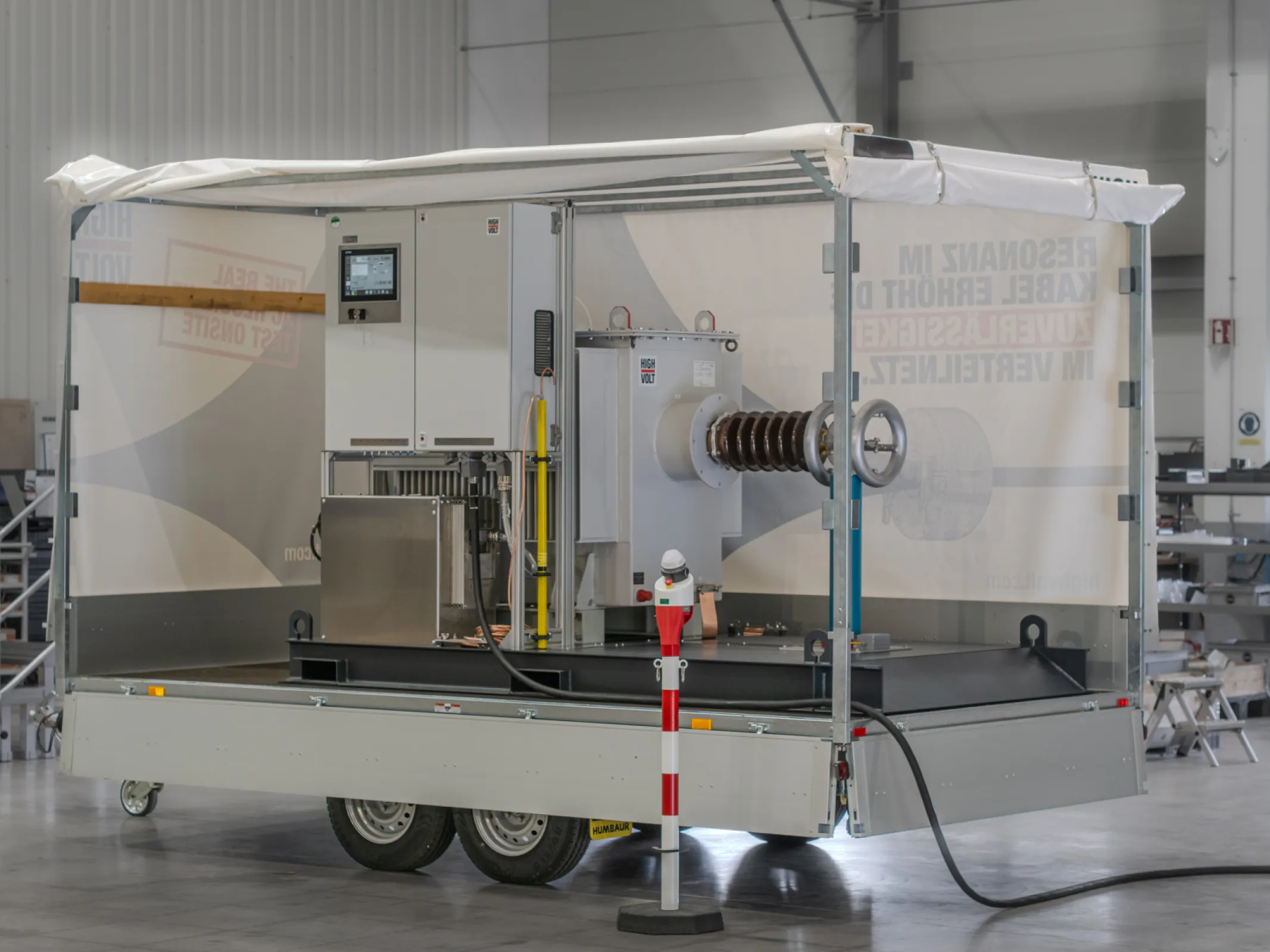 WRV T  - mobile AC resonant test system for testing of medium voltage cable