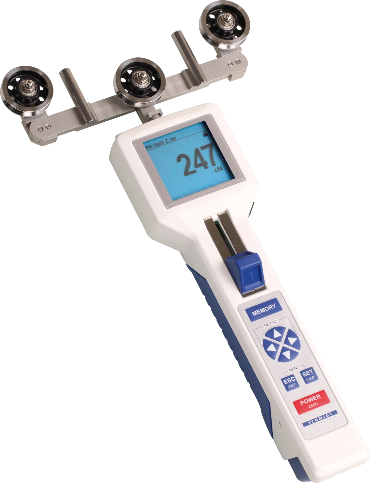 DTSL special digital purpose tension meter with big roller
