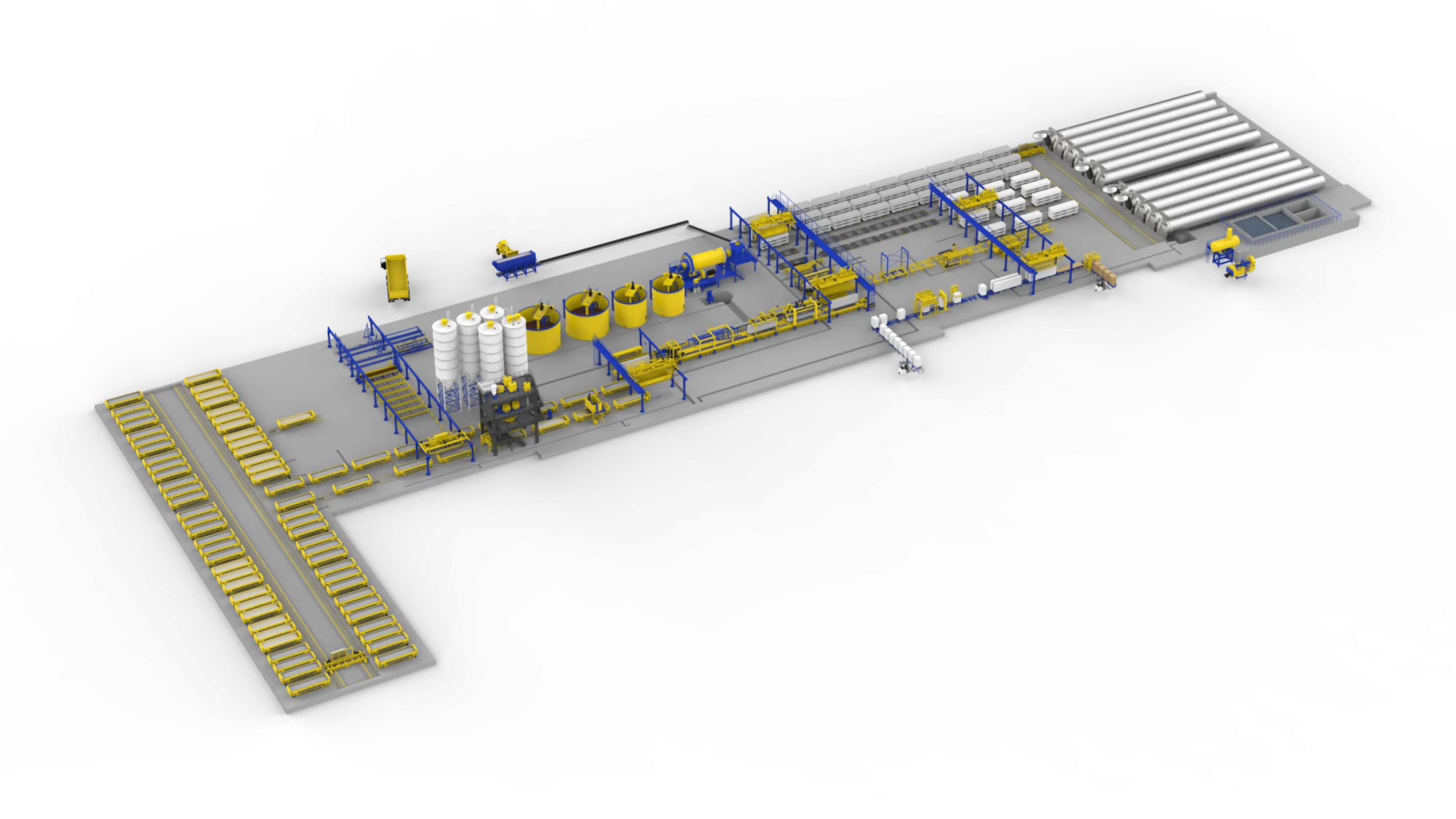 Autoclaved Aerated Concrete Production Plant