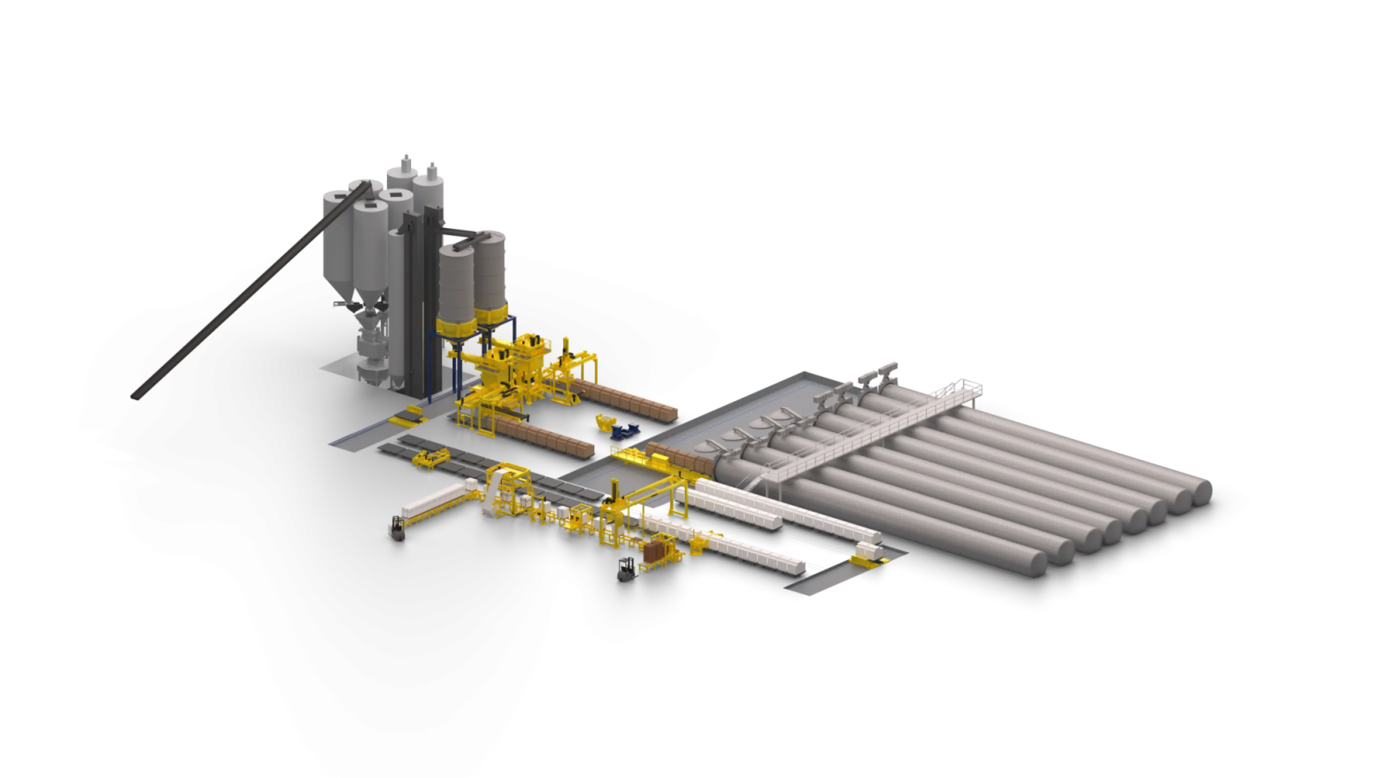 Sand-lime Brick Production Plant