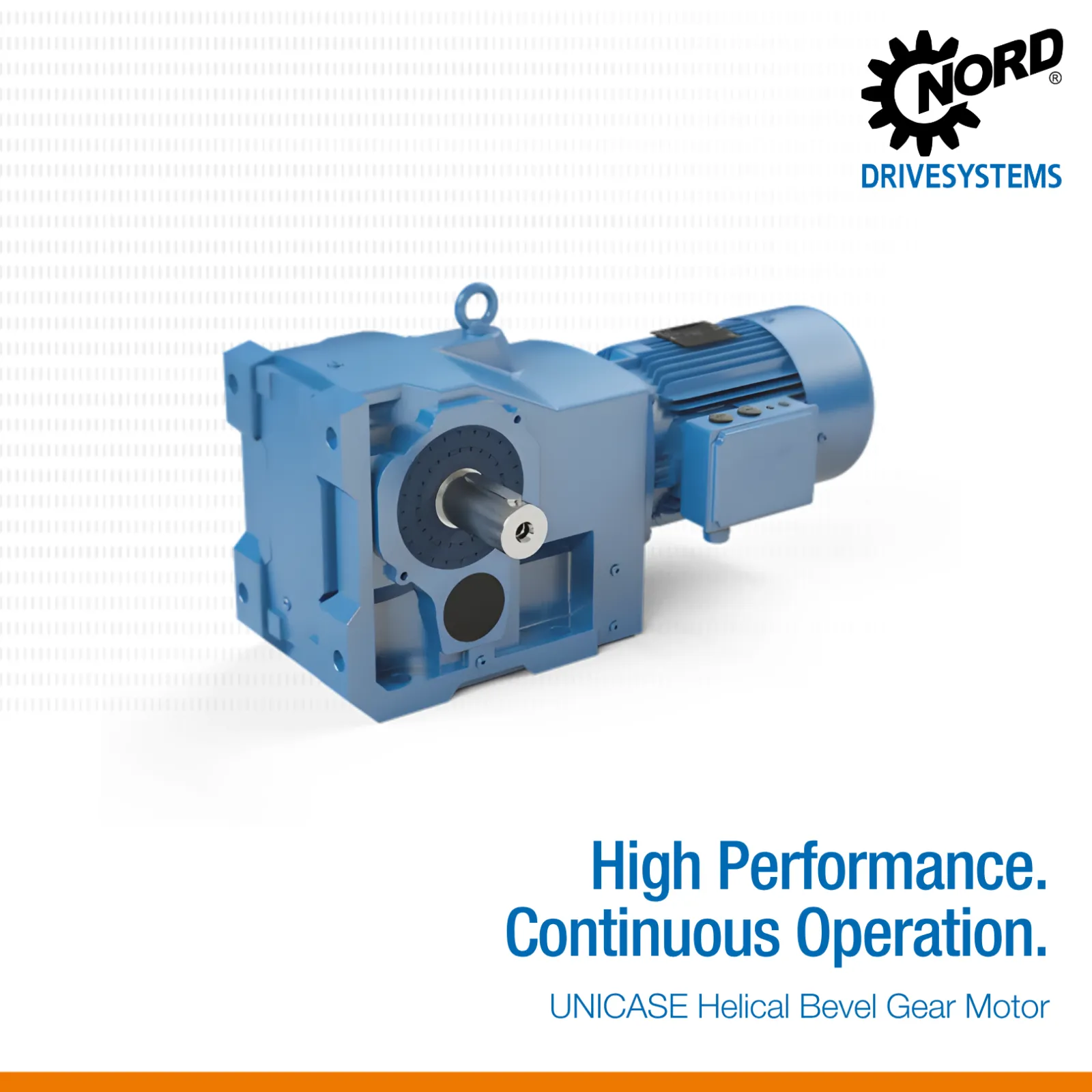 UNICASE Helical Bevel Gear Motor