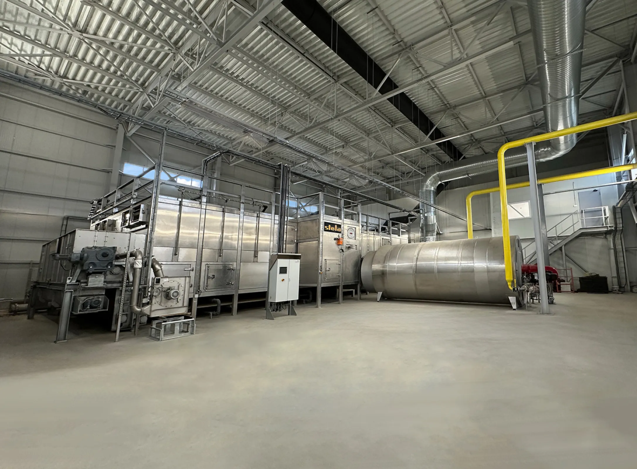 Belt dryer in Romania for sewage sludge