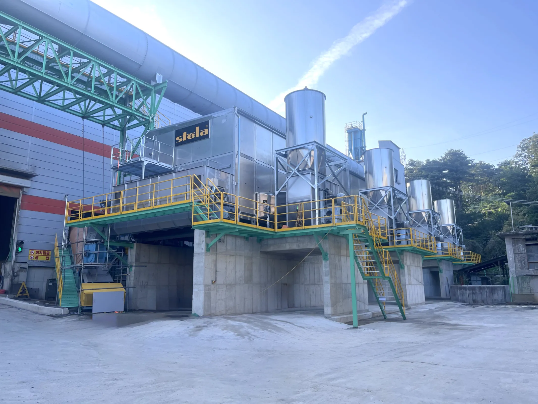 Belt dryer in South Korea for drying RDF