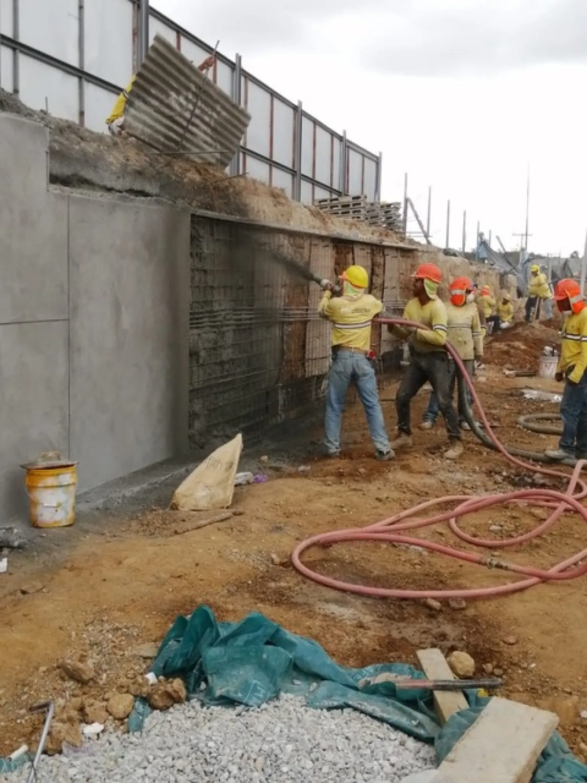 Application of VELOSIT CA 112 - Crystalline Waterproofing Admixture