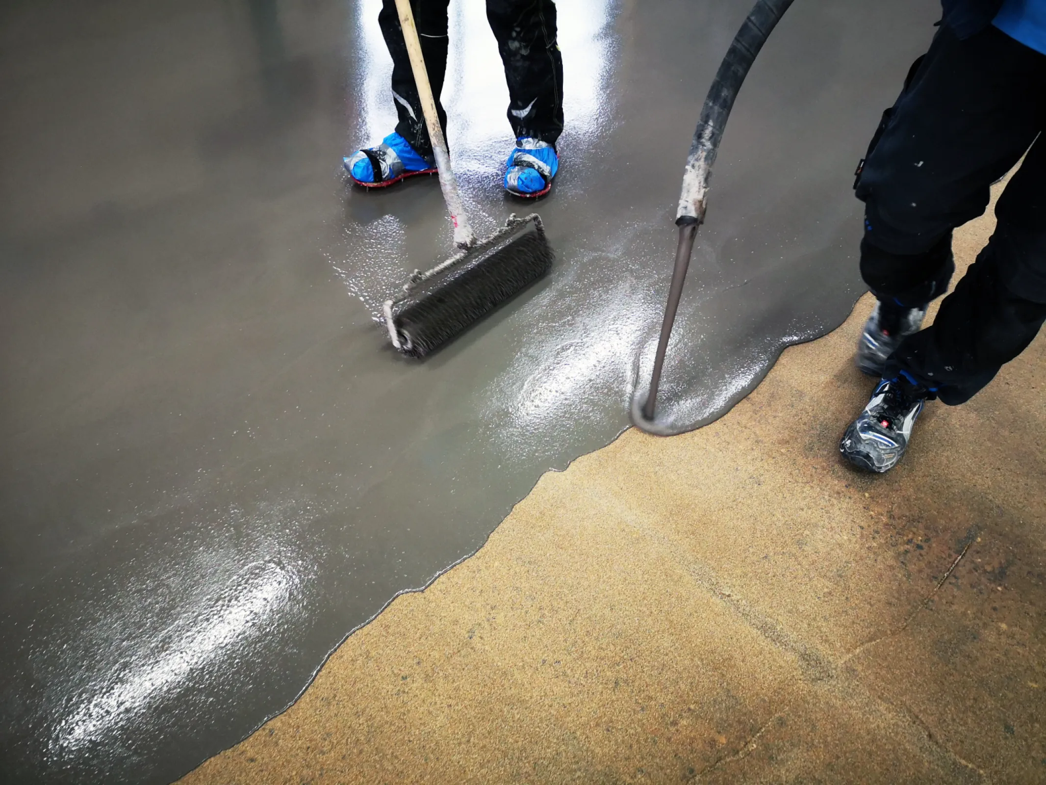 Application of the High-Strength Self-Leveling Compound VELOSIT SL 507