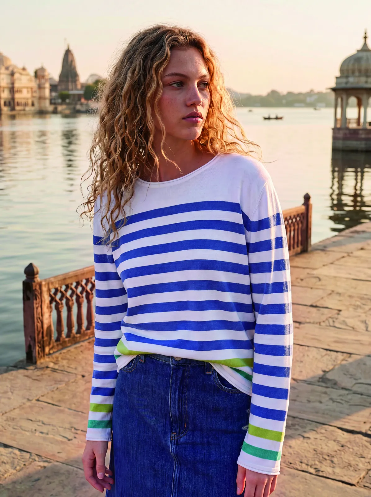 Soft, breathable and naturally comfortable, the Julie sweater is made from 100% organic cotton. Its relaxed silhouette and clean design create a timeless knit for effortless everyday styling.