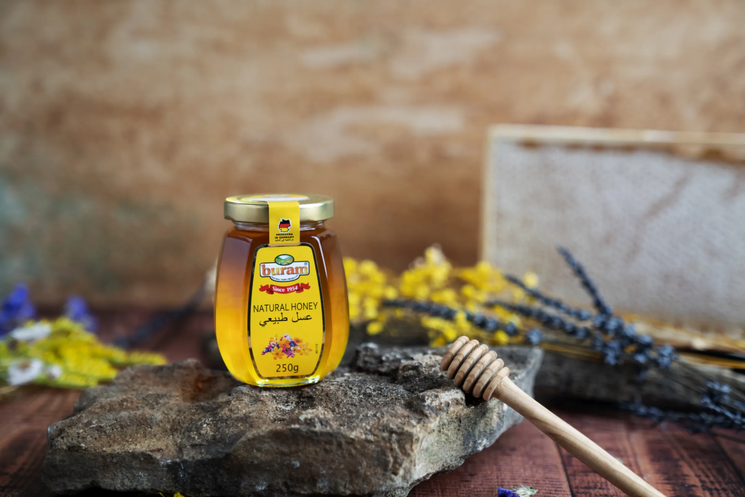 Buram Natural Honey Jar 250g
