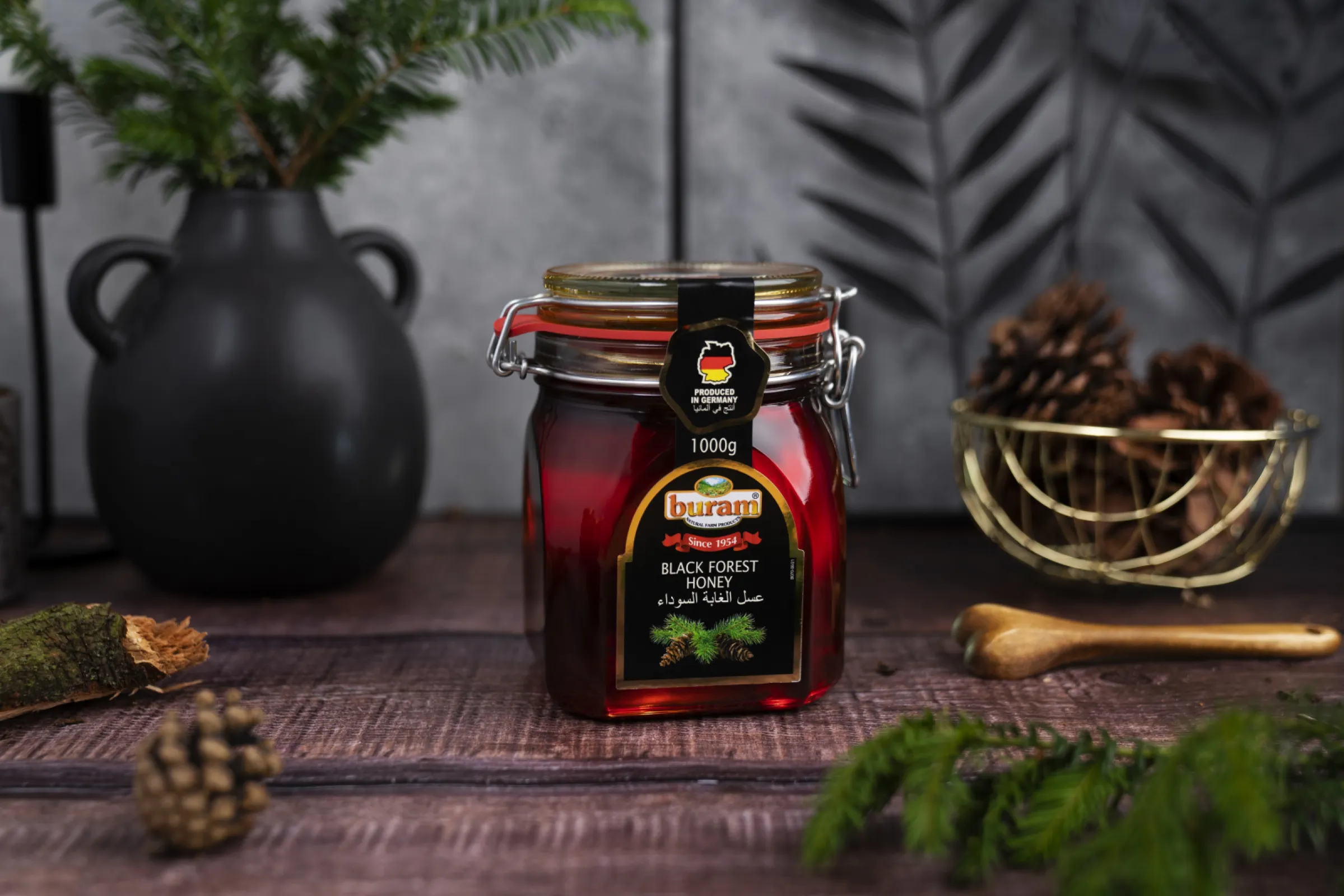 Buram Black Forest Honey 1kg Special Jar