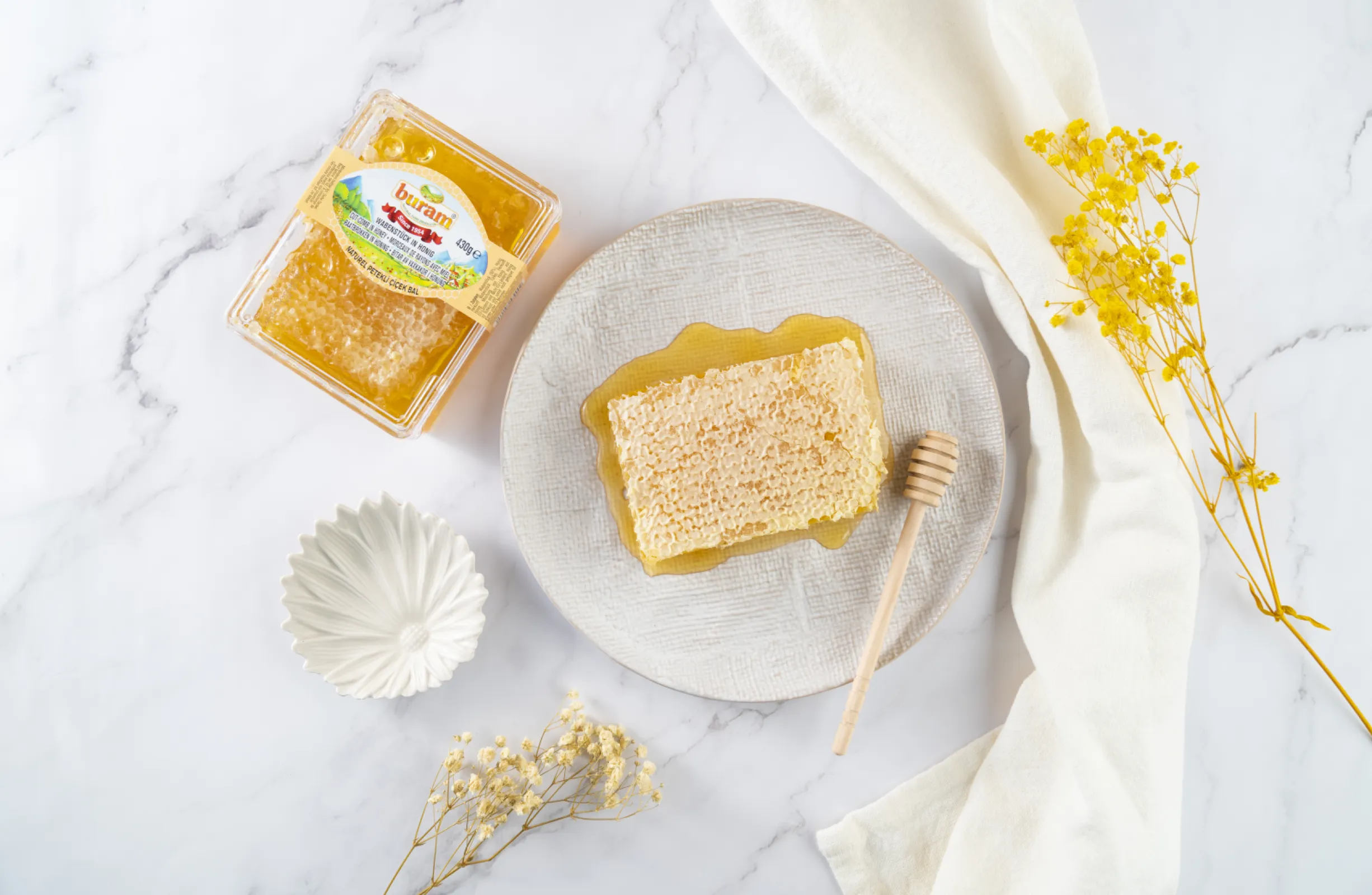 Buram 430g Honeycomb in tray