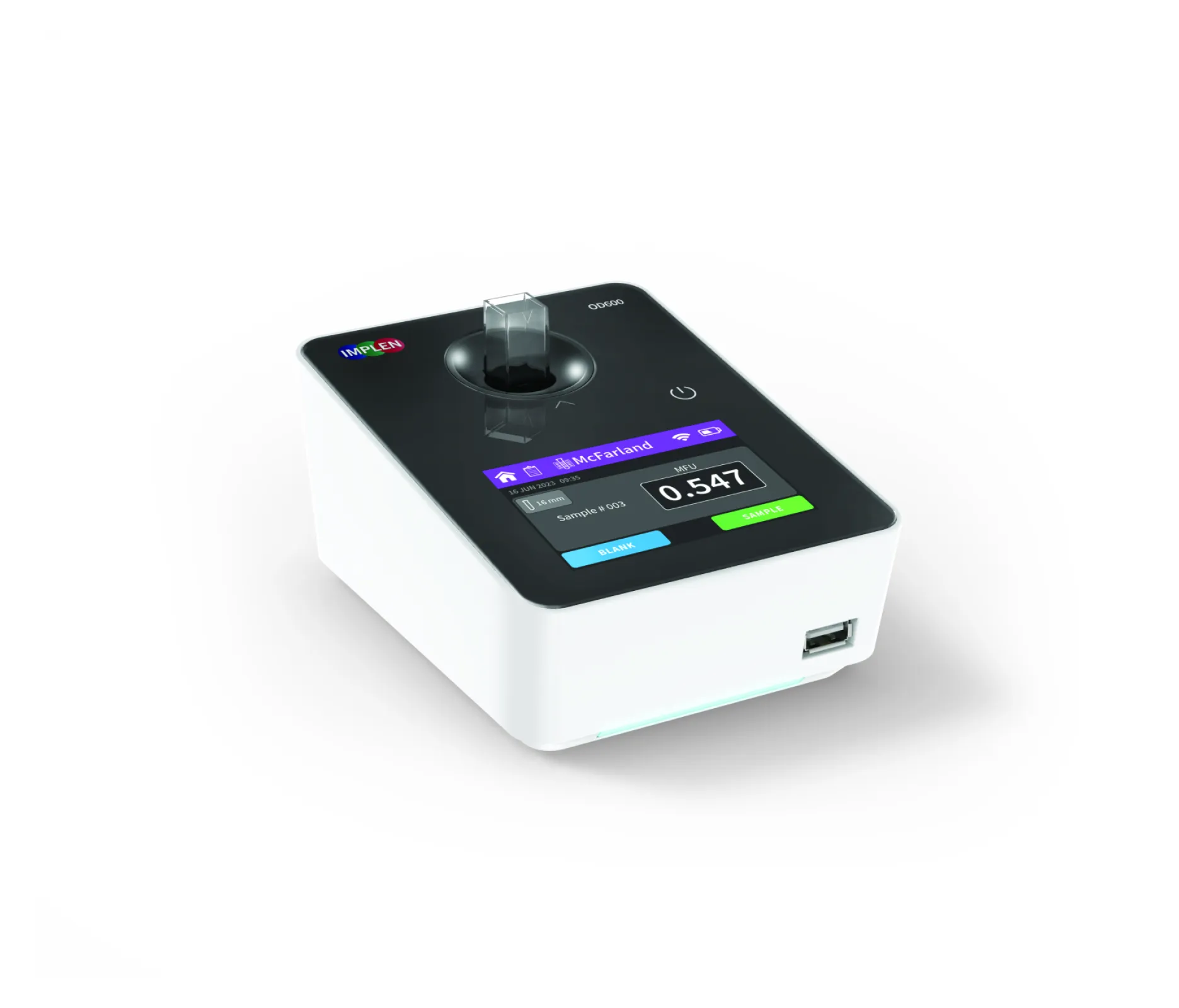 Implen OD600 - Mc Farland & OD600 Analysis