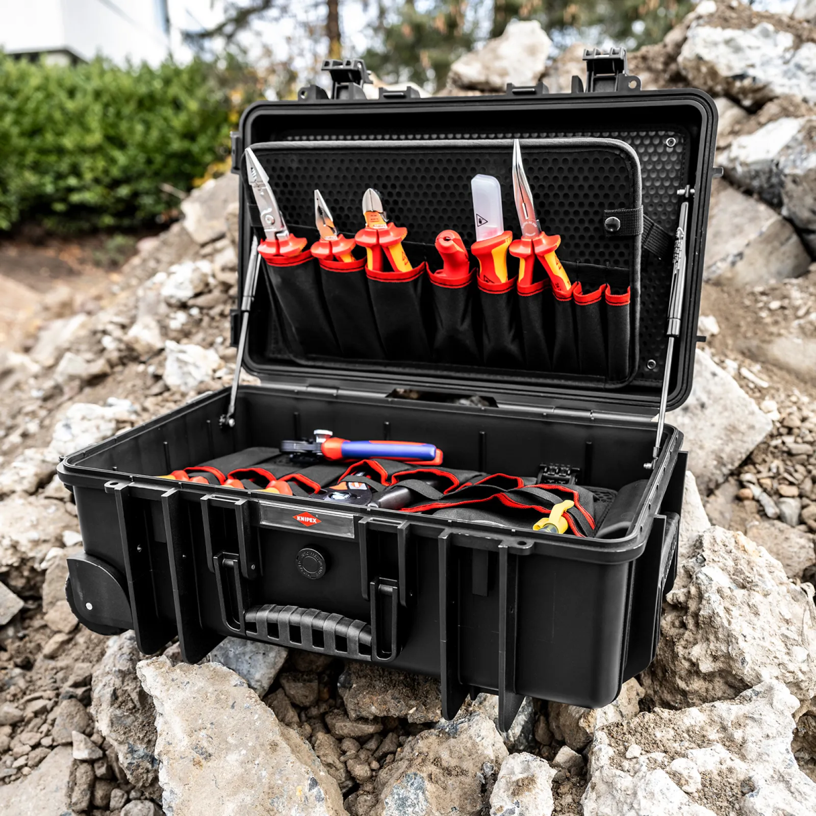 Insulated tool assortments and fully equipped tool cases
