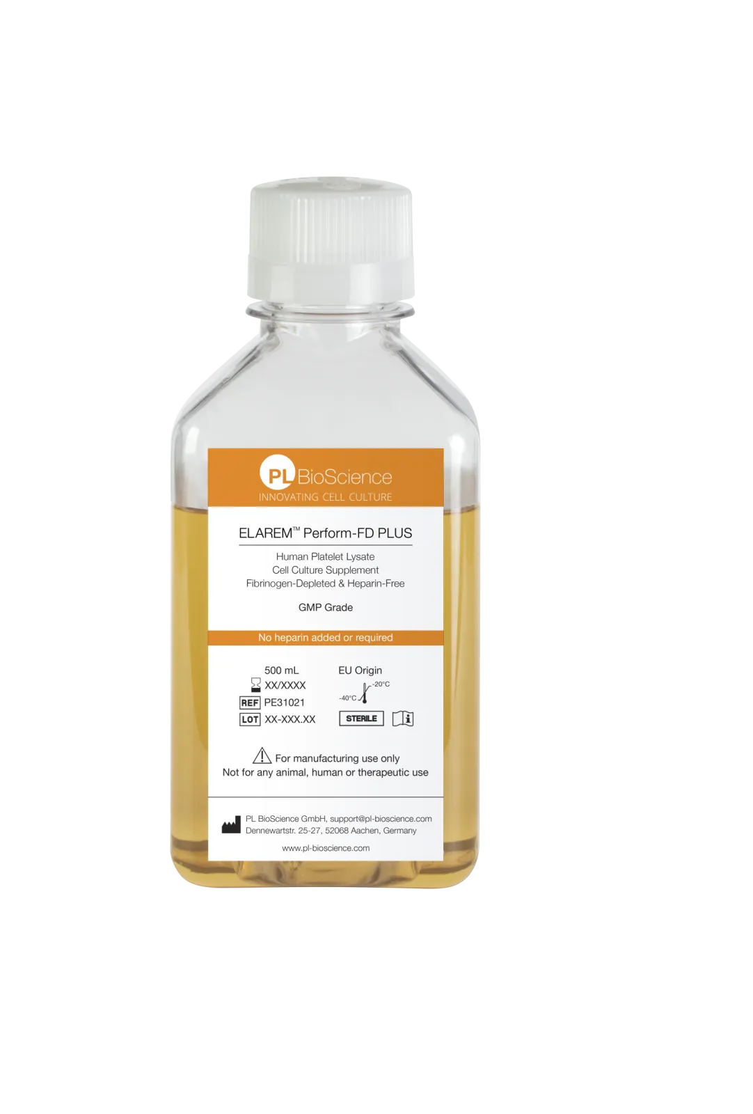 ELAREM™ Perform-FD PLUS - GMP Grade - 500 mL