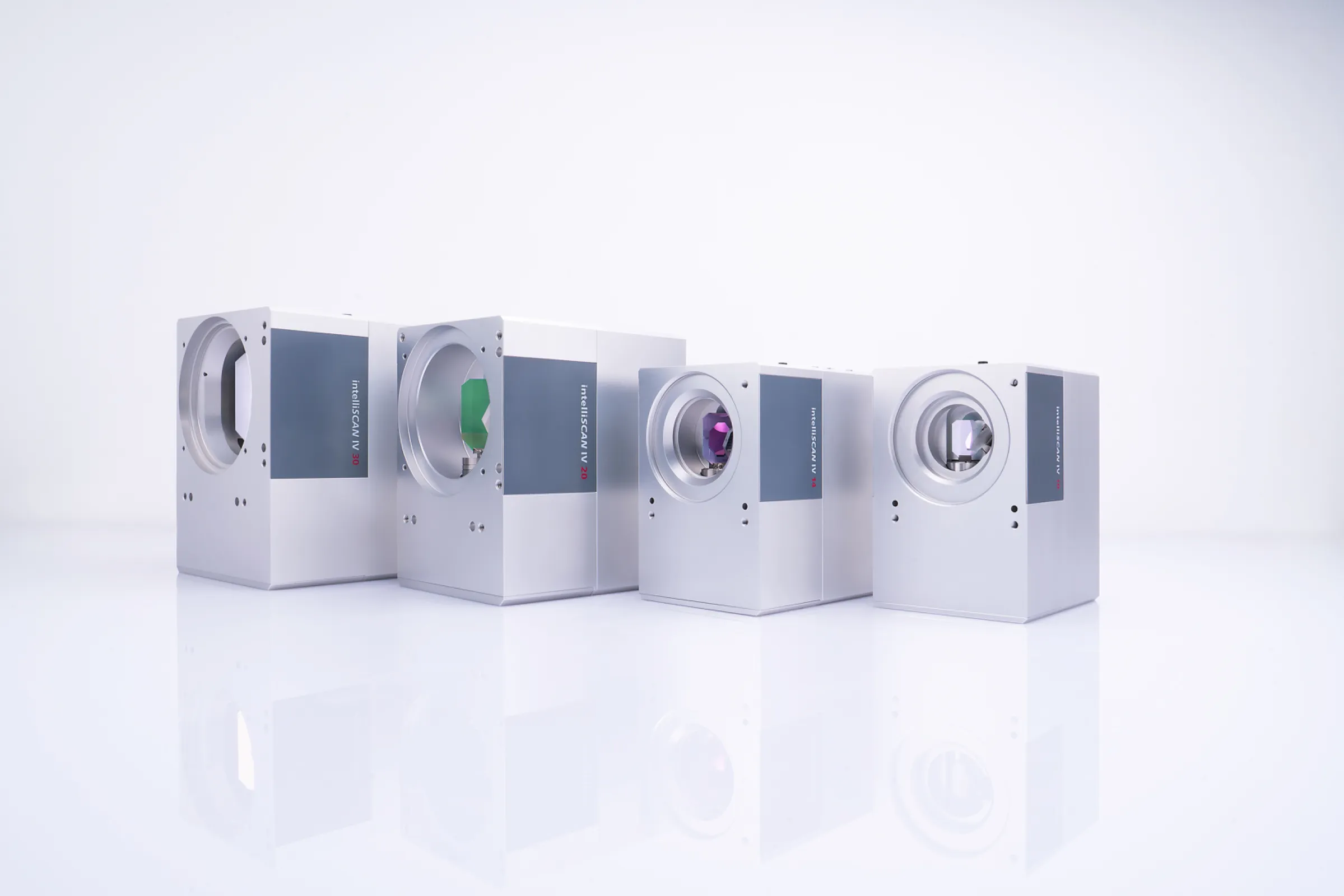 The compact high-performance scan heads of the intelliSCAN IV product family