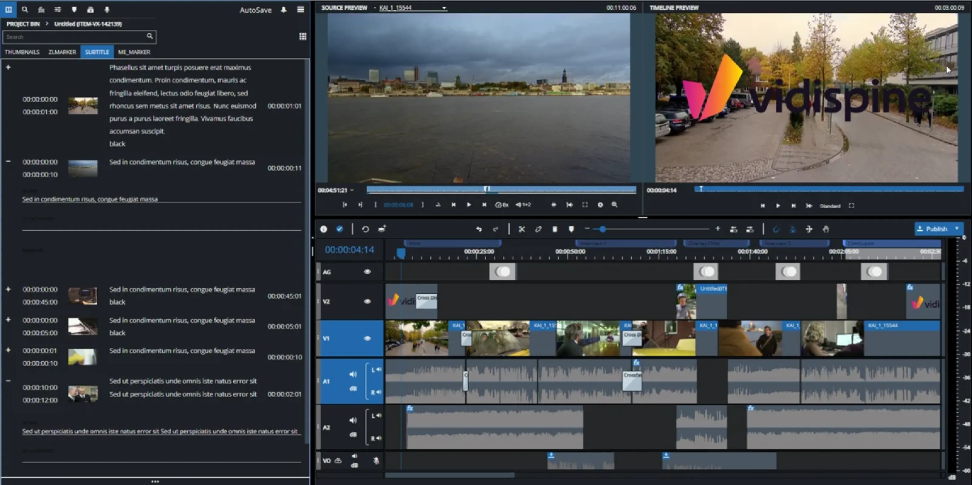 VidiEditor - quick and intuitive browser-based video editing solution