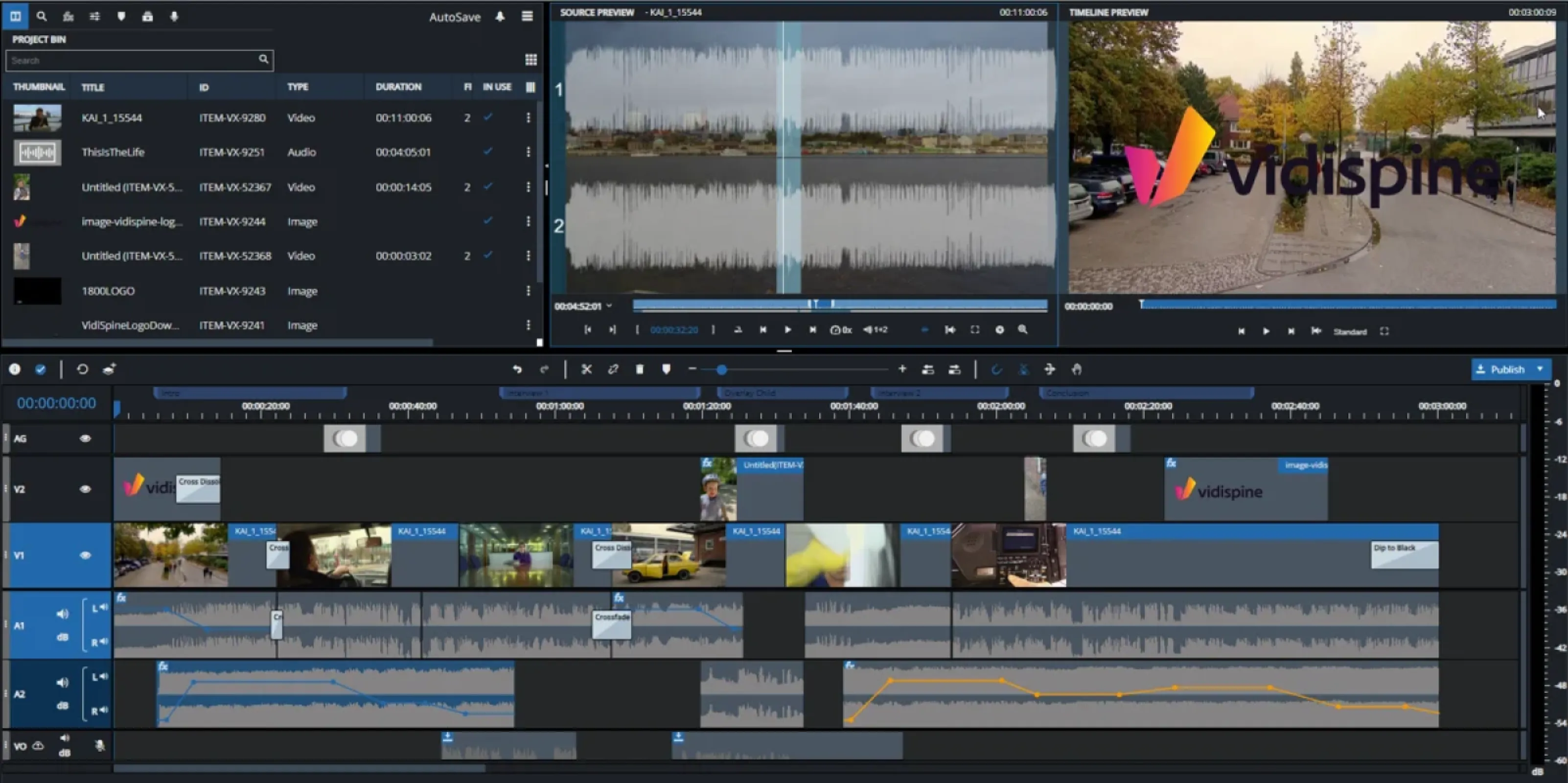 VidiEditor - quick and intuitive browser-based video editing solution