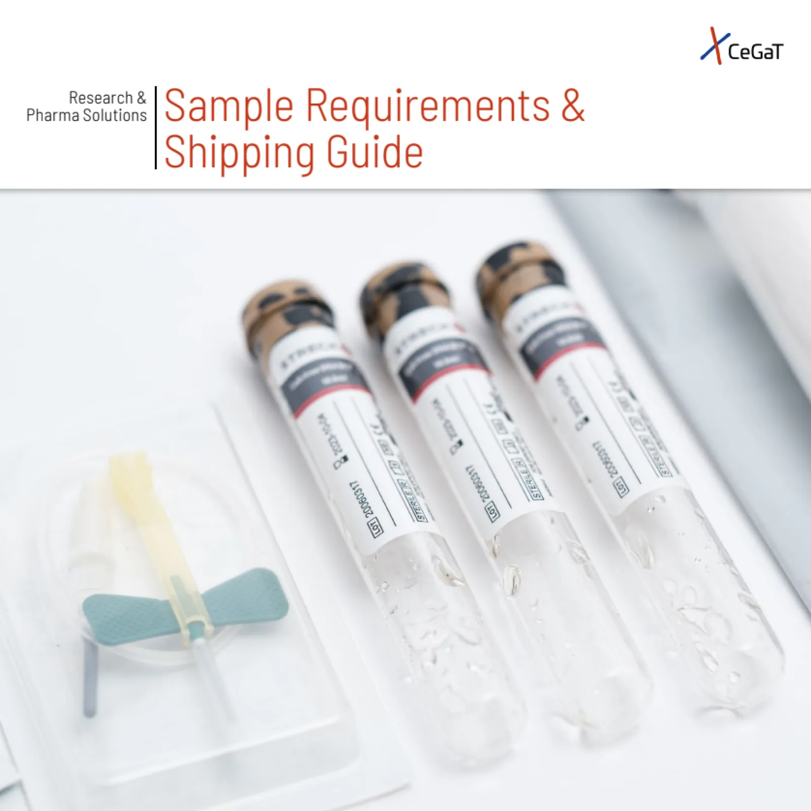 Expert support for sample preparation and sample shipments.