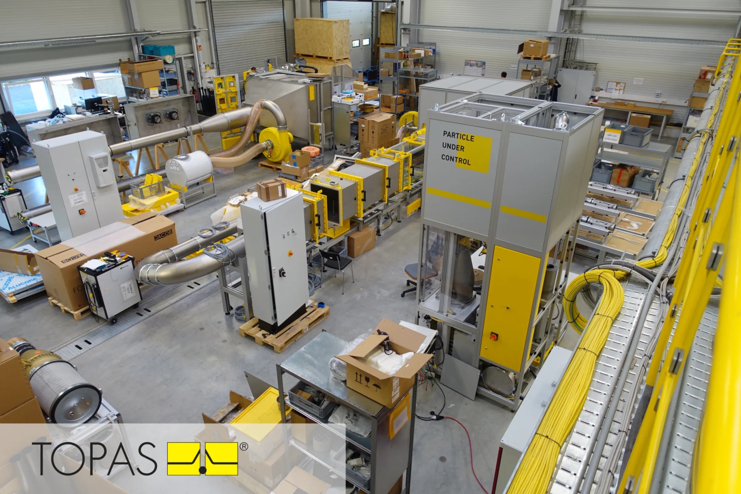 TopasGmbH production hall