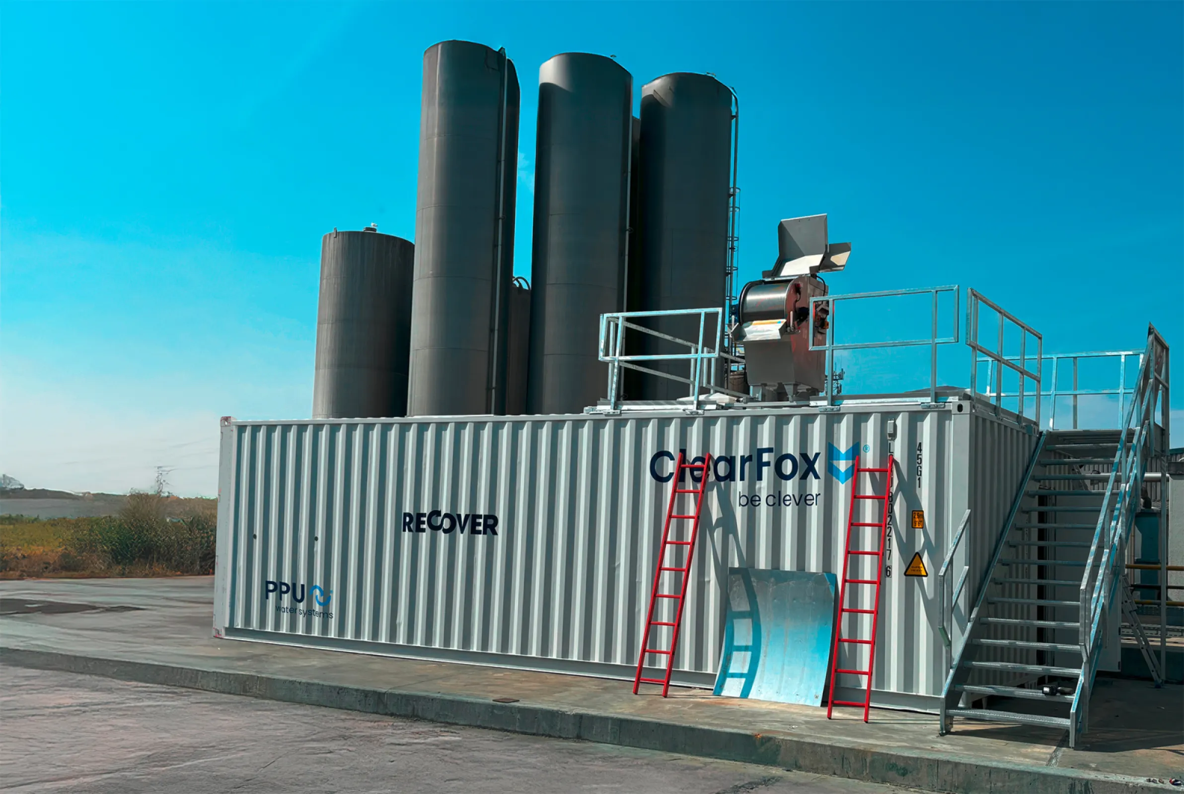 Containerized Wastewater Treatment Plant for the Plastic Recycling Industry