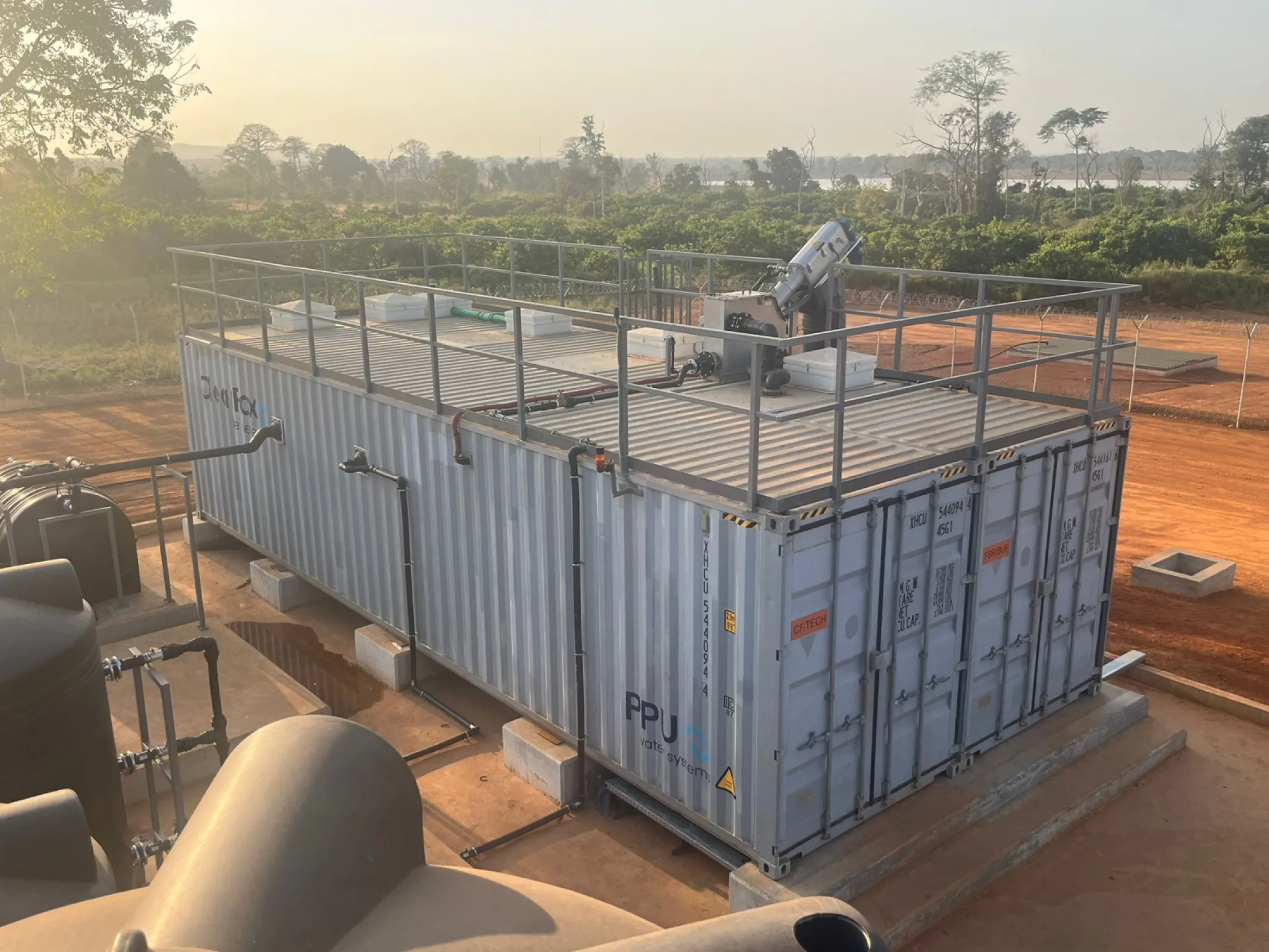 Complete turnkey Wastewater Treatment Plant for a mining camp in Africa