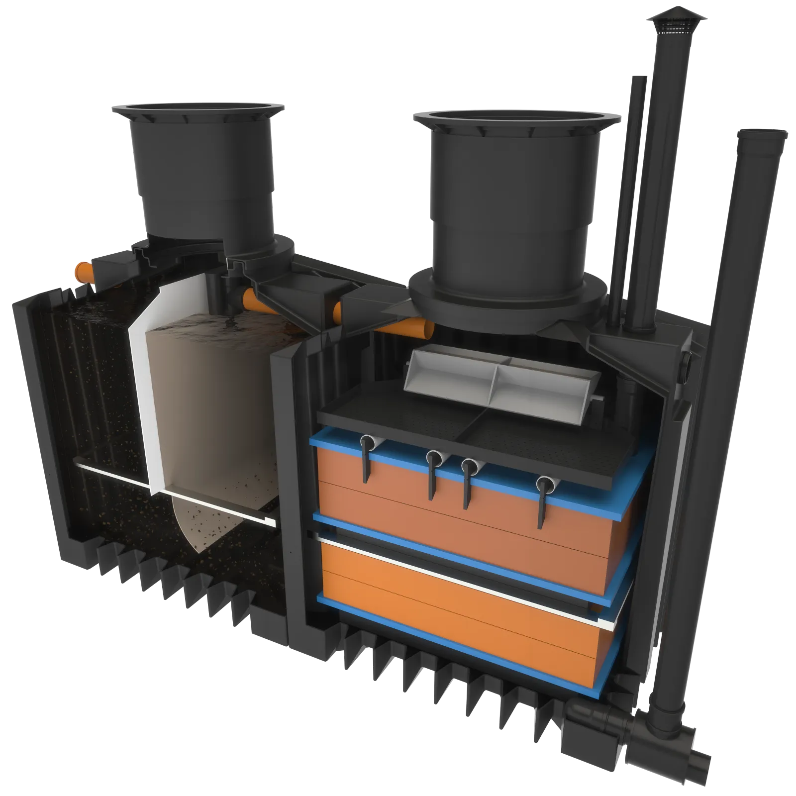 ClearFox® Nature domesic sewage treatment plant