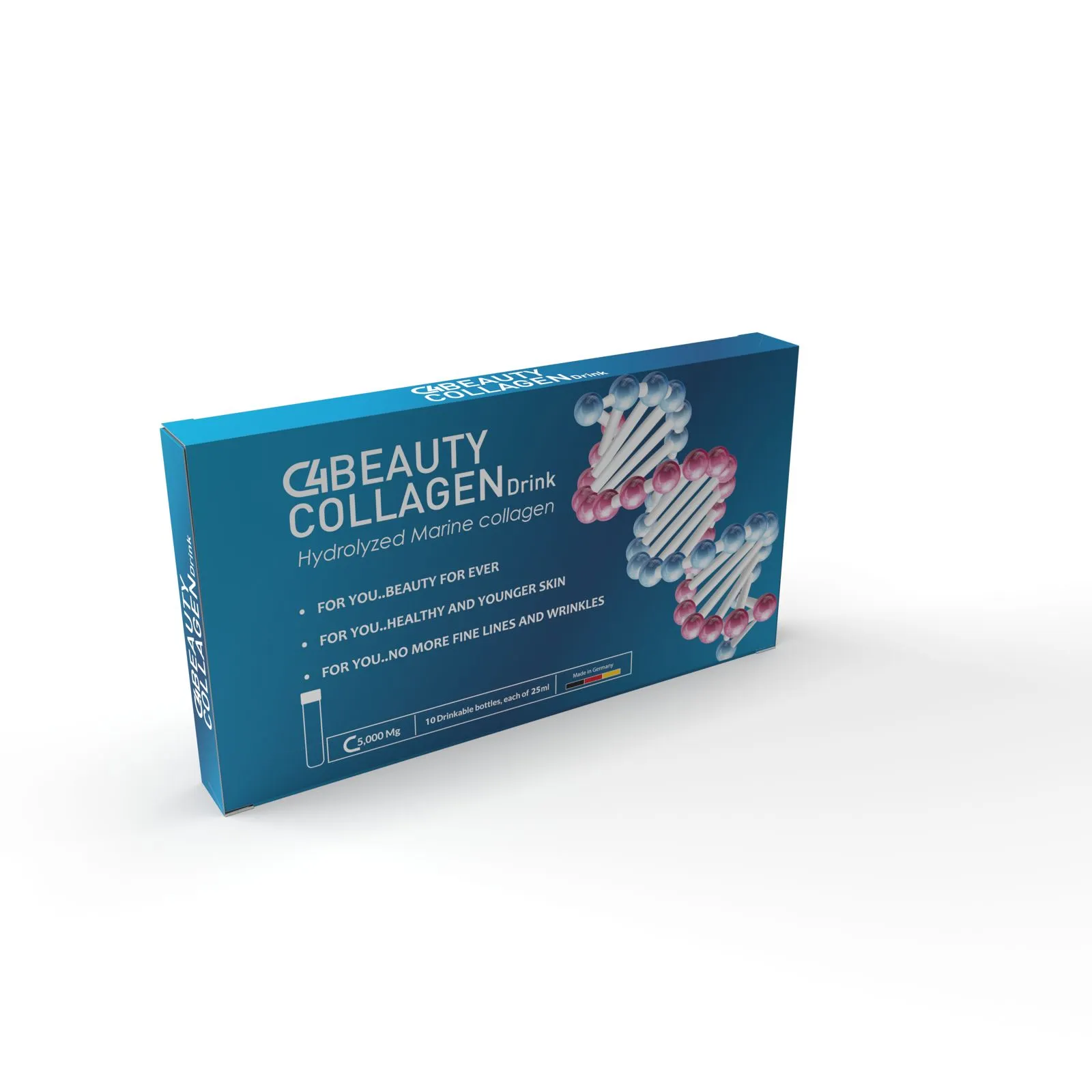 C4BEAUTY fish collagen drink 10 x 25 ml