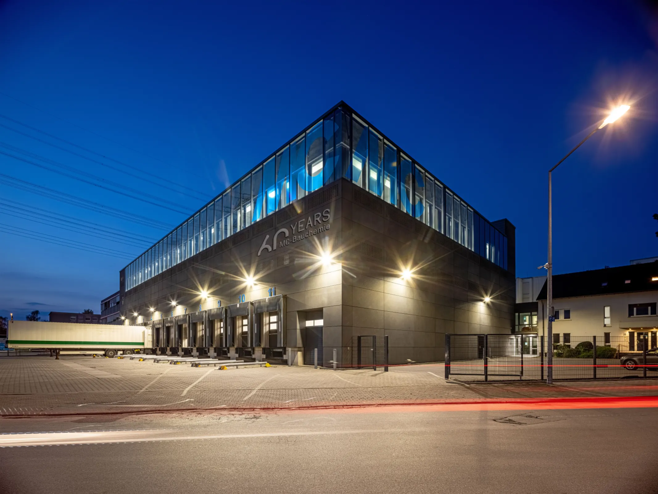 Headquarters at night , Germany