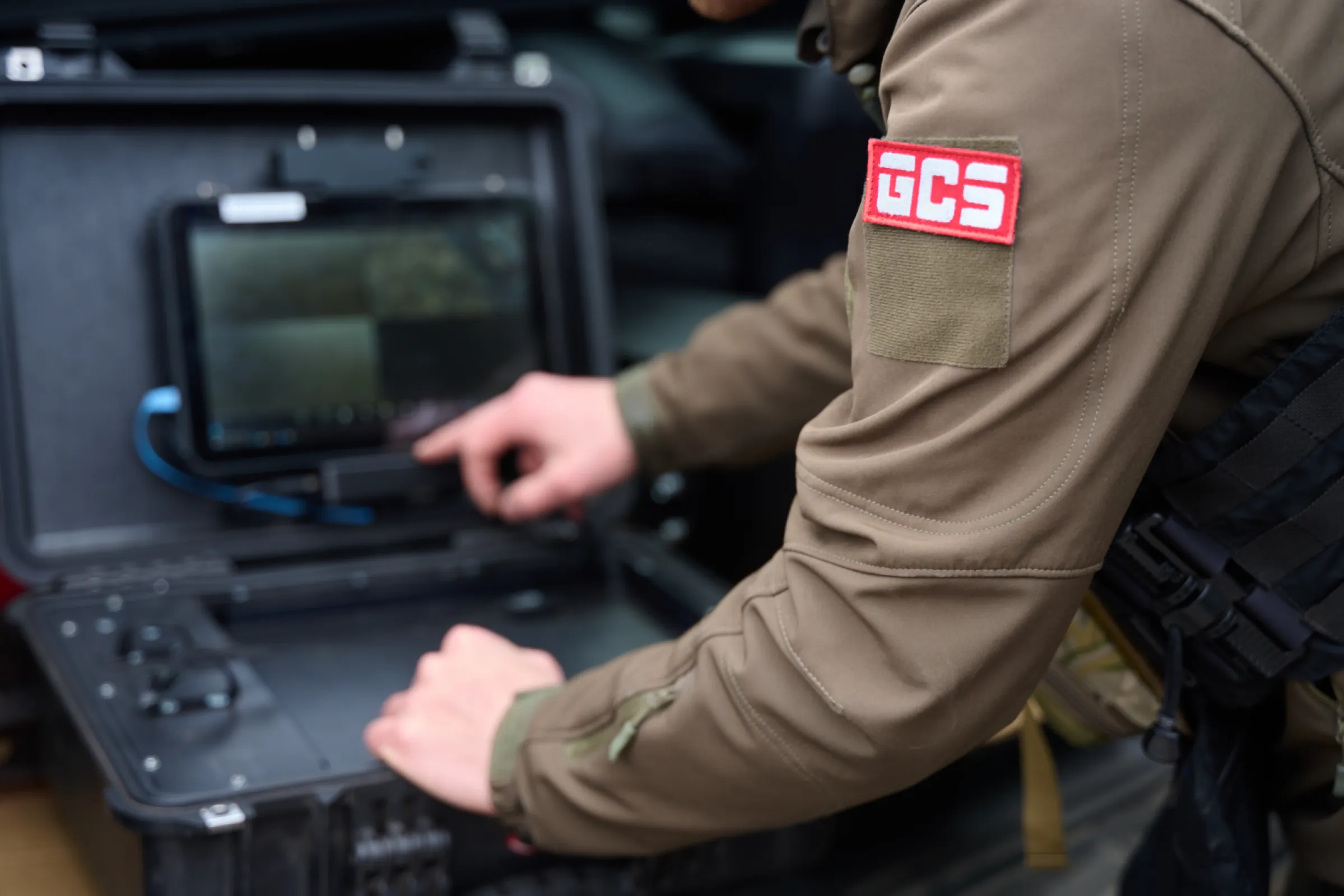 GCS unmanned platform with integrated camera system