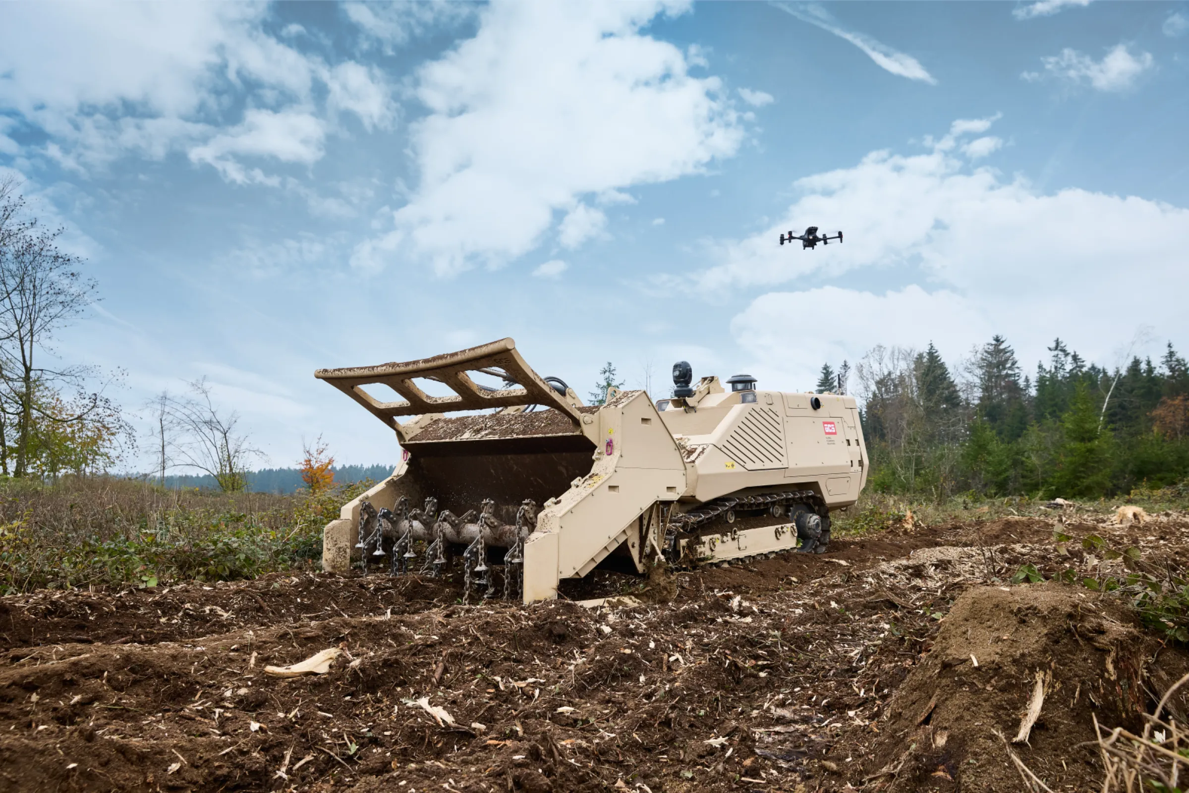 GCS-200 with Flail attachment, and Vehicle Tracking System
