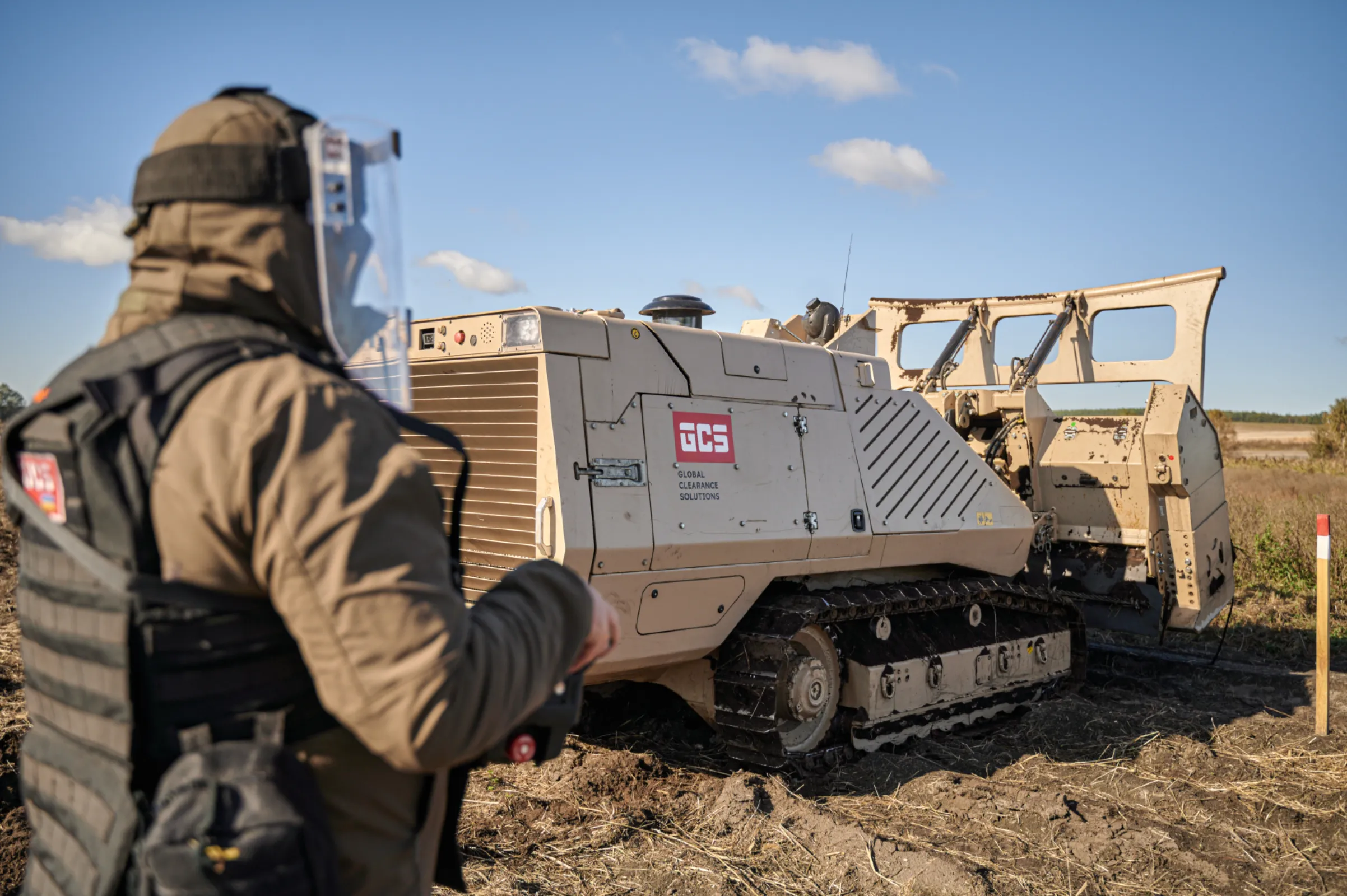 GCS-200 with Tiller attachment and GCS operator