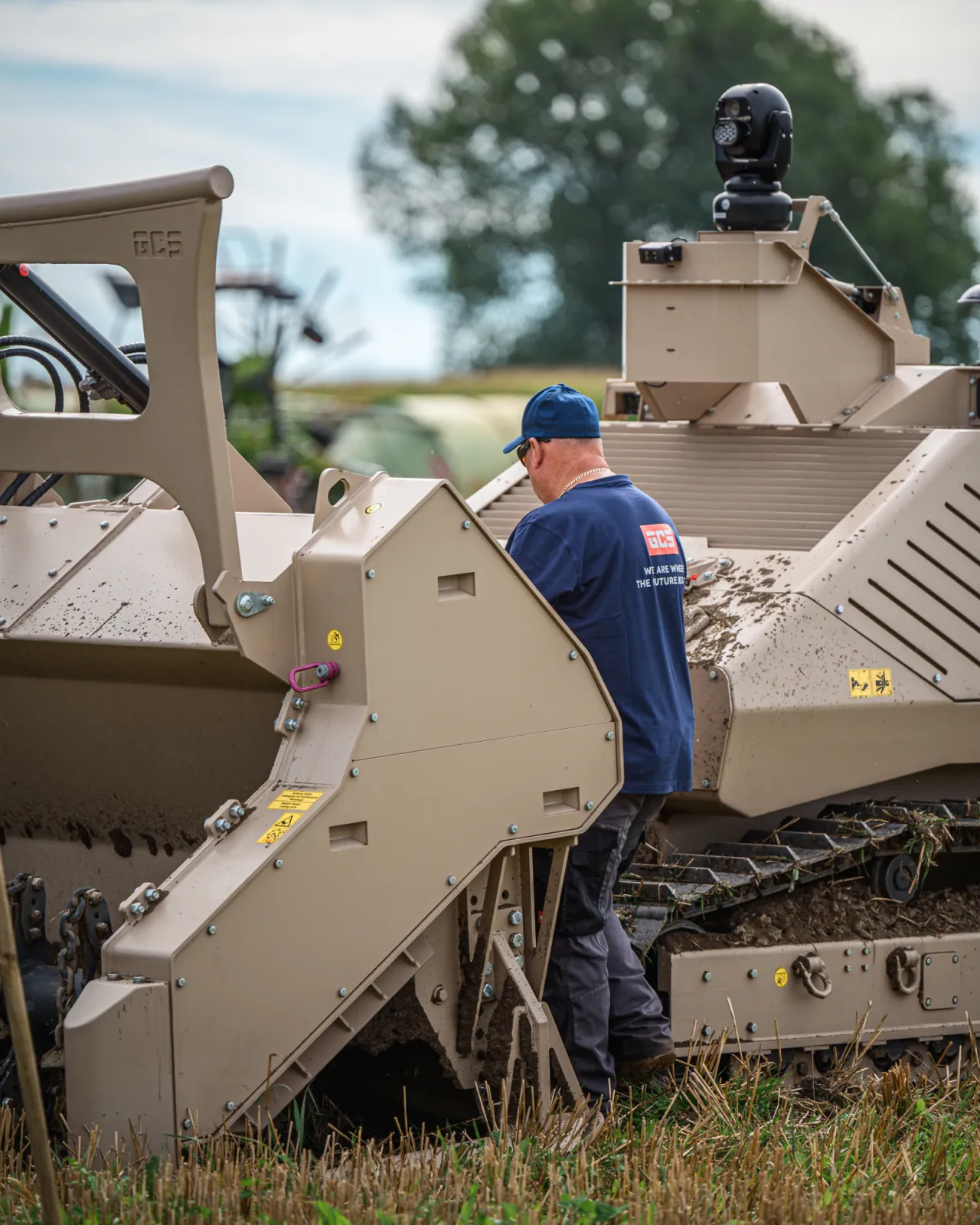 GCS-200 with Flail attachment, in a training