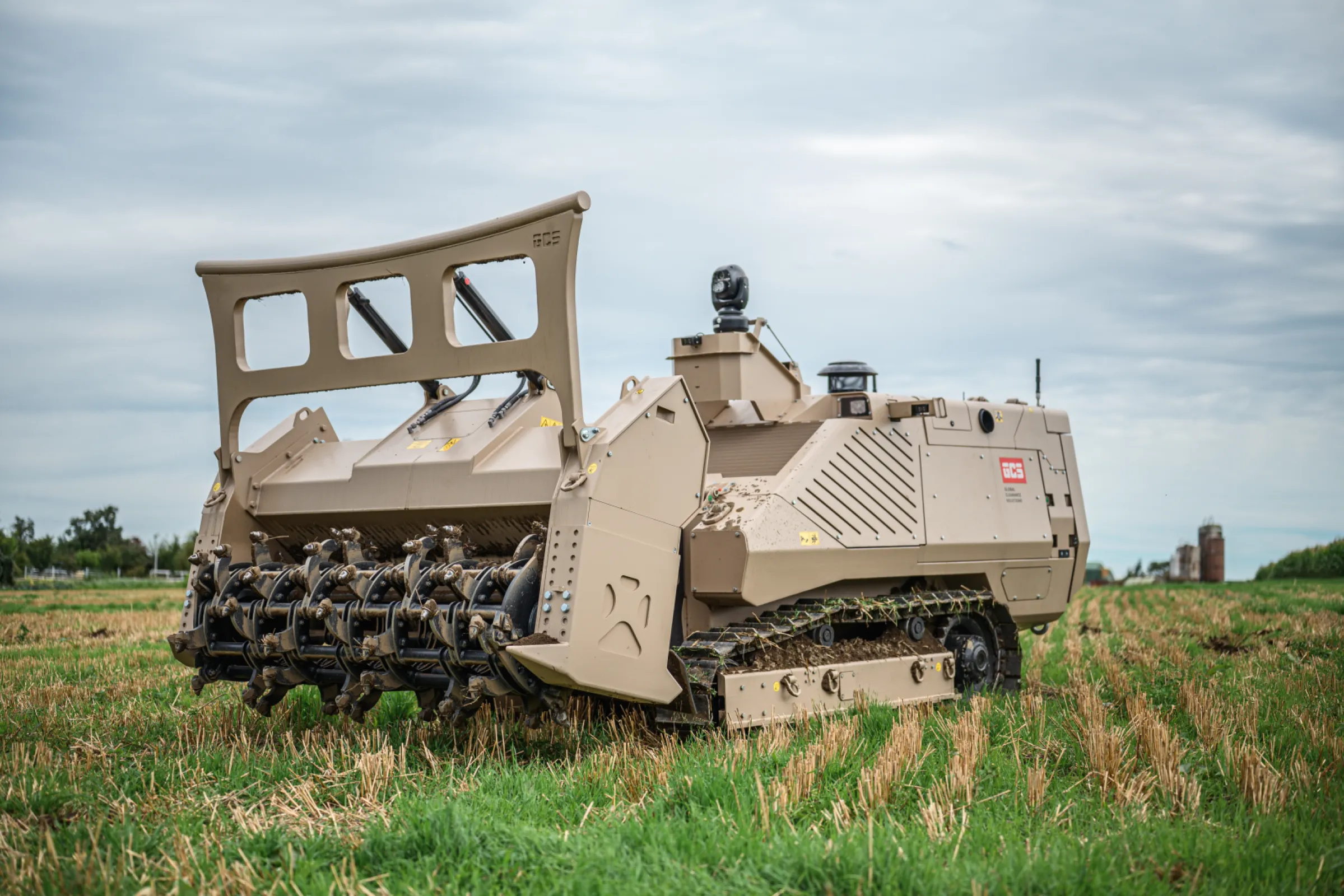 GCS-200 with Tiller attachment in the fields