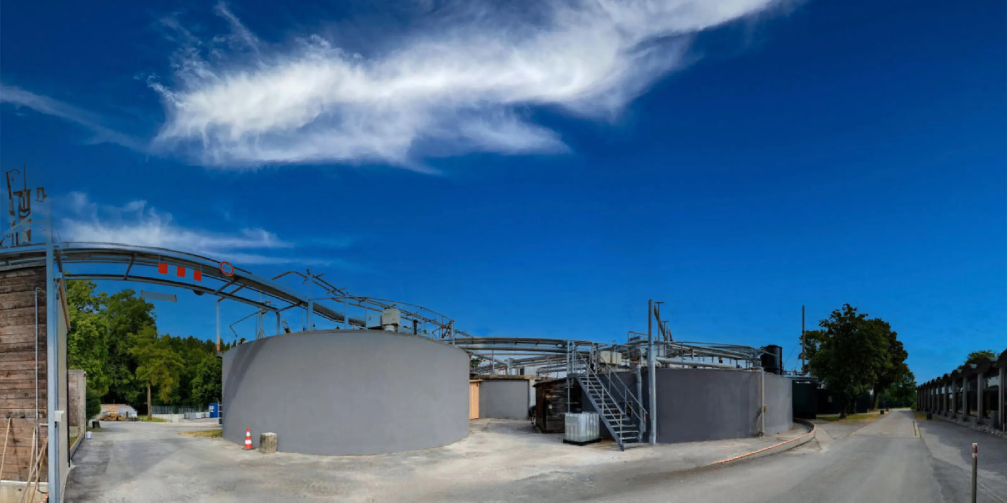 Our food waste biogas plant – the real-world testing environment for our technologies