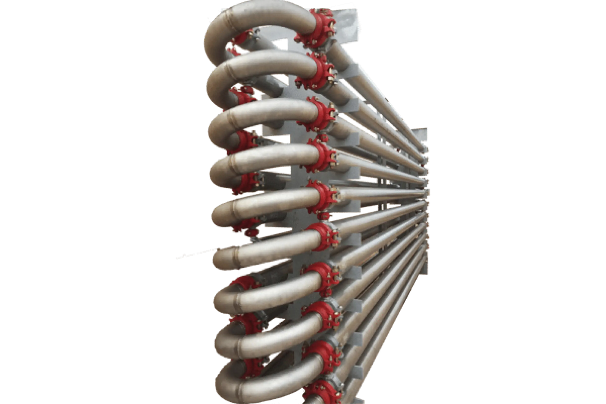 WT10 double-tube heat exchanger – customized for efficient heating, cooling and hygienization of organic substrates in demanding biogas applications.