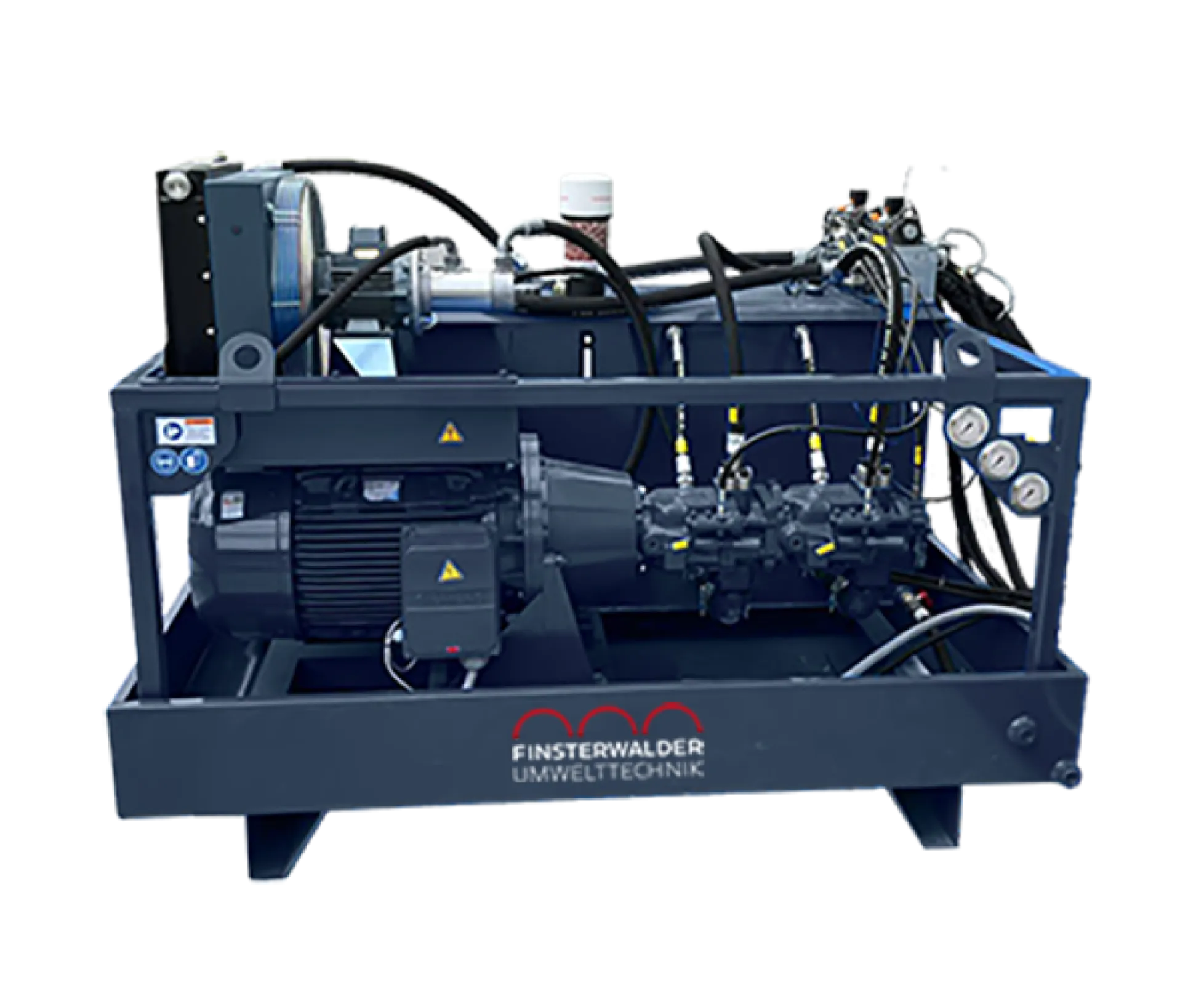 Hydraulic power unit – engineered for reliable, efficient and continuous operation of Finsterwalder pumping systems.