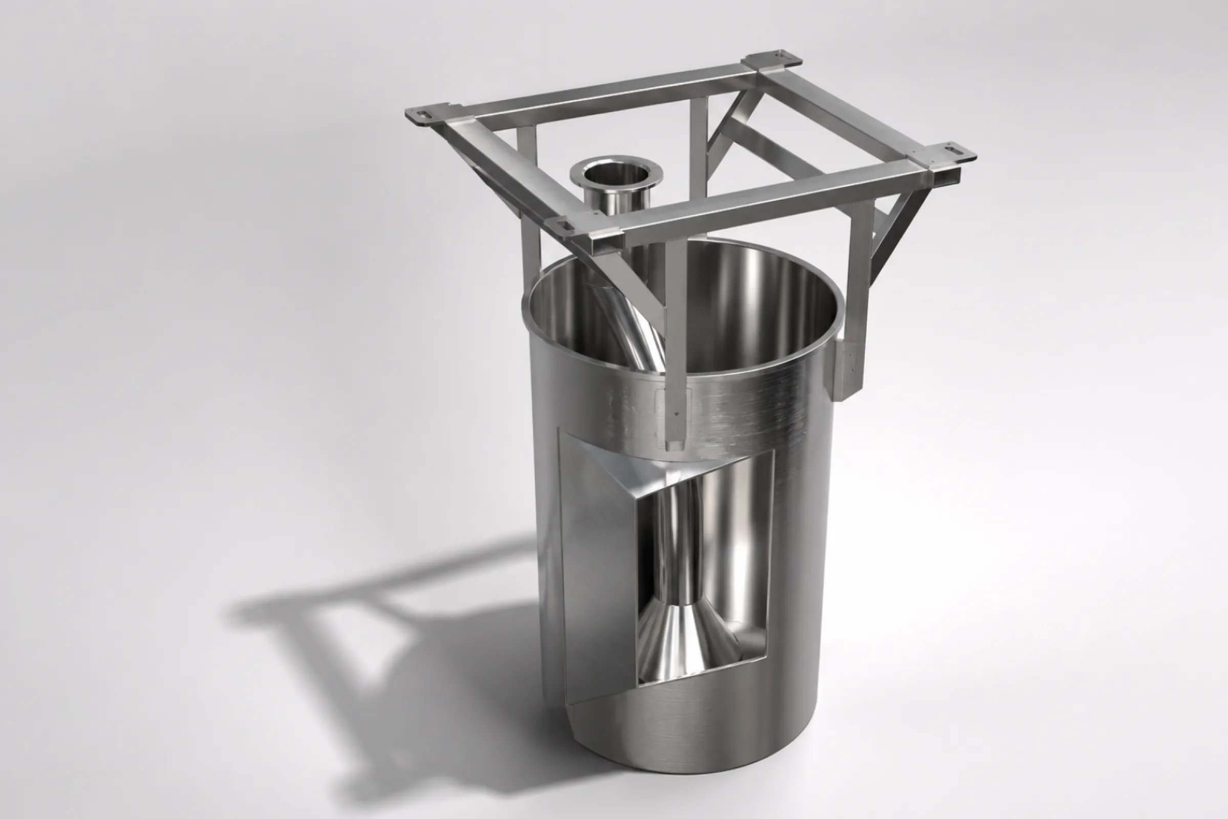 Lightweight skimmer – continuously removes floating contaminants, preventing surface build-up and ensuring stable, efficient digester operation.