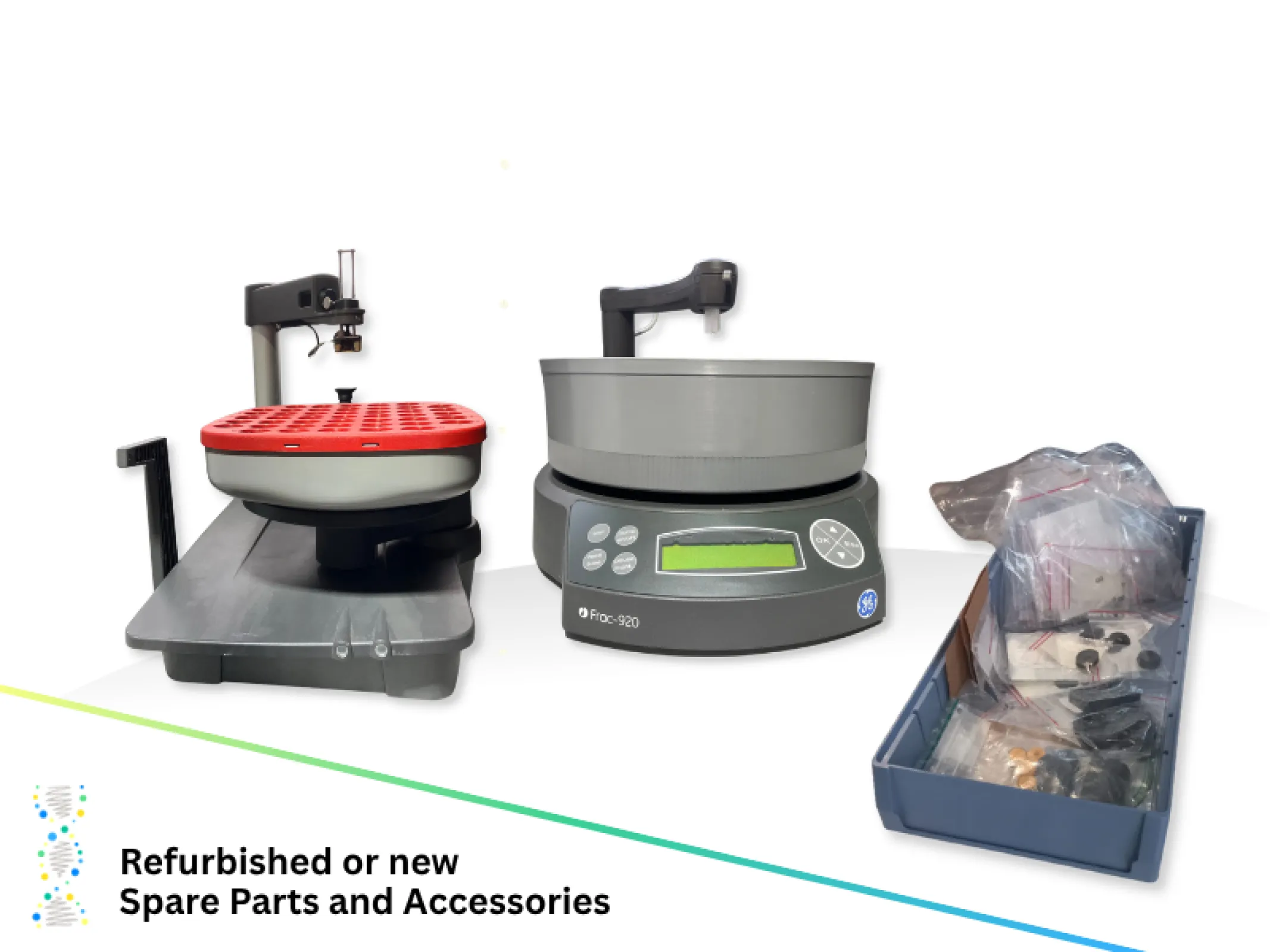 On stock: Broad variety of spare parts and accessories for various instruments