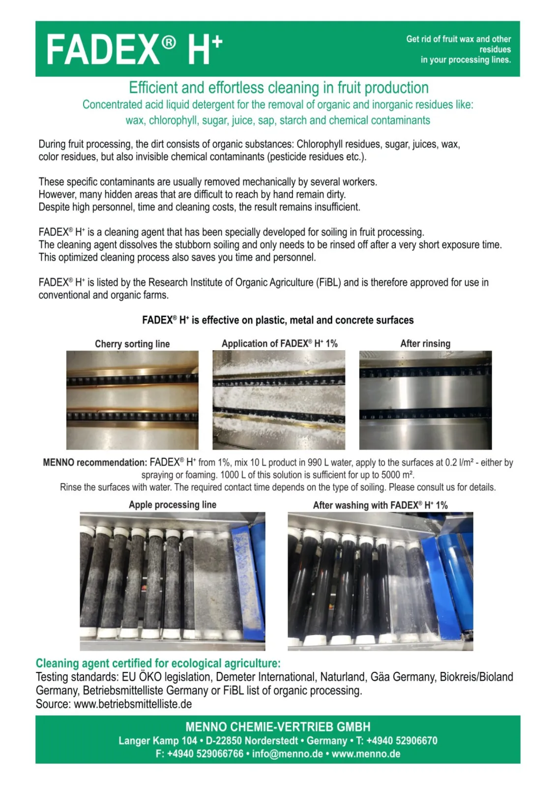 FADEX® H+