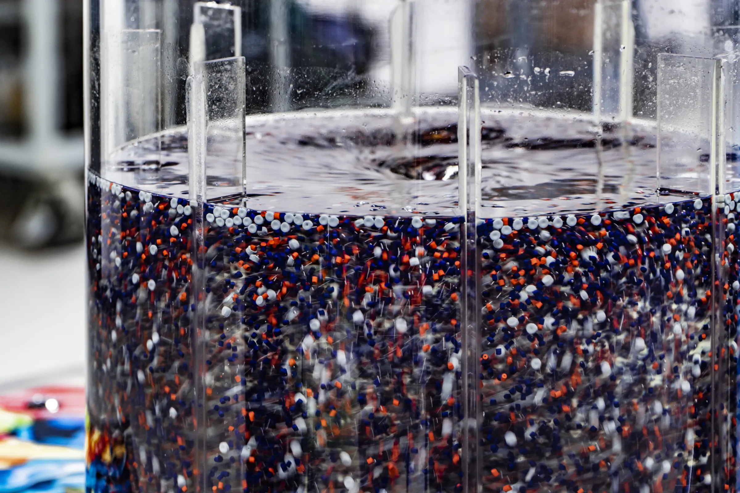 Homogeneous mixing in the mixing pot