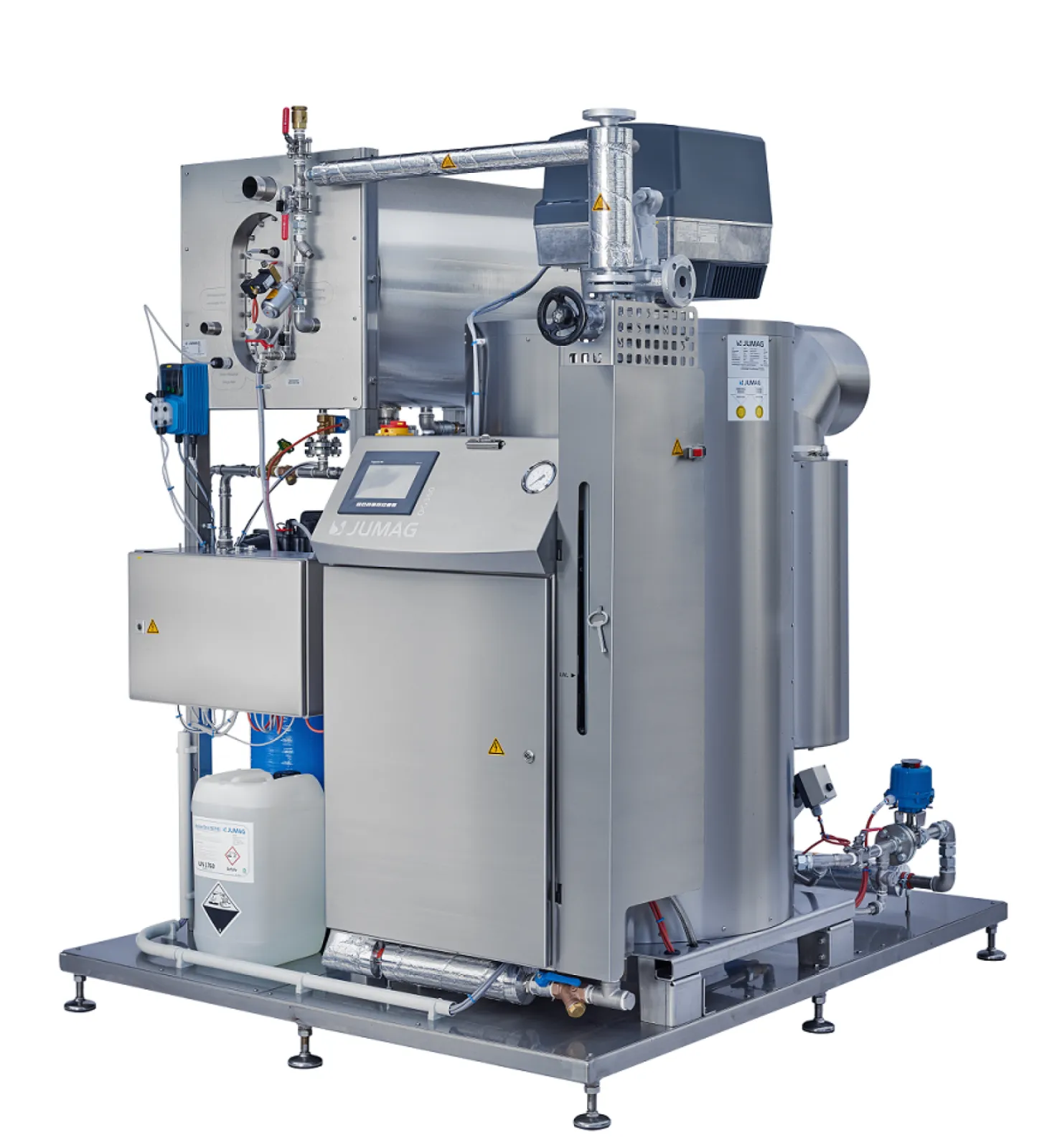 Stainless steel compact steam unit 560 kg/h