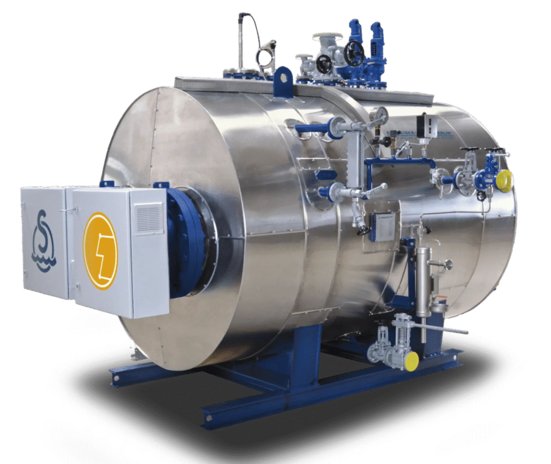 SCHNEIDER HDO-E and HWO-E are customised electric boilers for generating steam or high-temperature hot water. They provide an efficient, low-emission solution tailored to the required output, pressure and process.