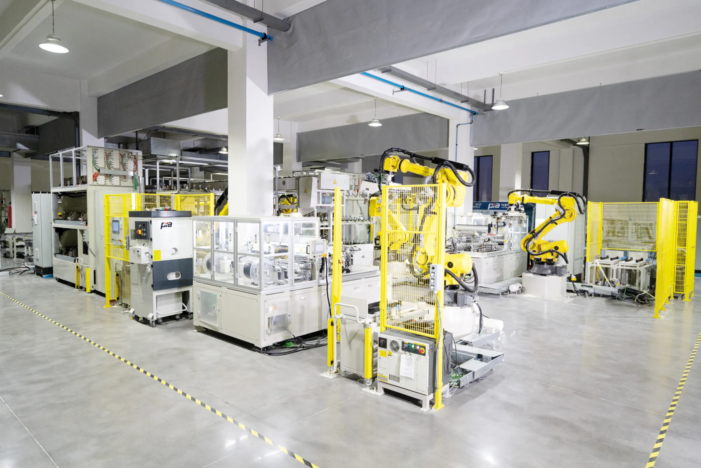 Fully automated battery assembly line